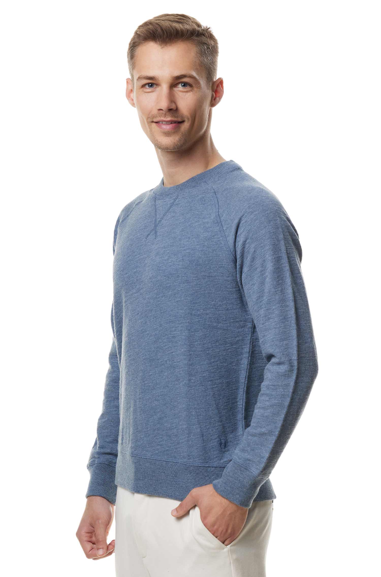 Alpaka Pullover JANIS aus Royal Alpaka-Baumwoll-Mix-indigo