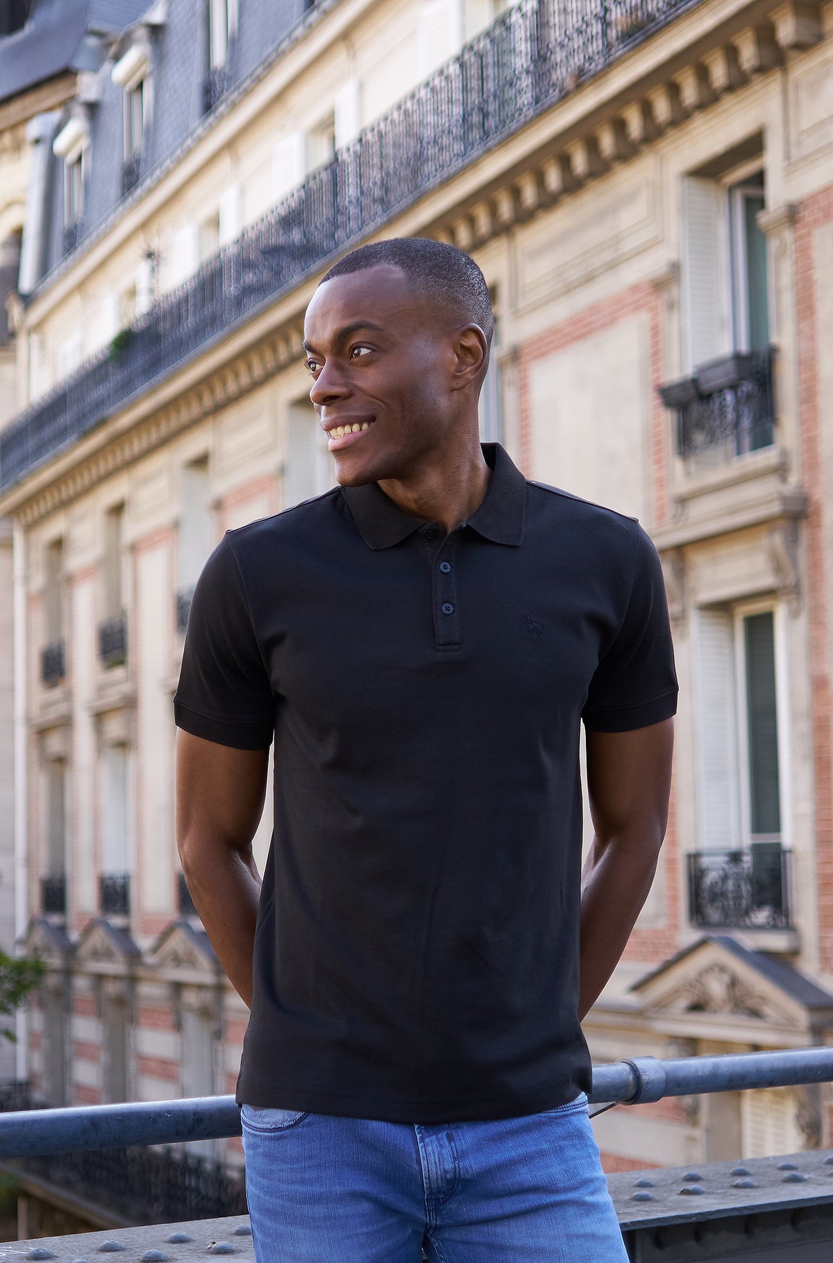 Poloshirt UNI-schwarz