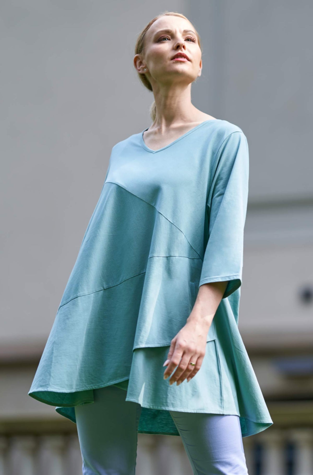 Tunika Shirt DIANA-aqua jade