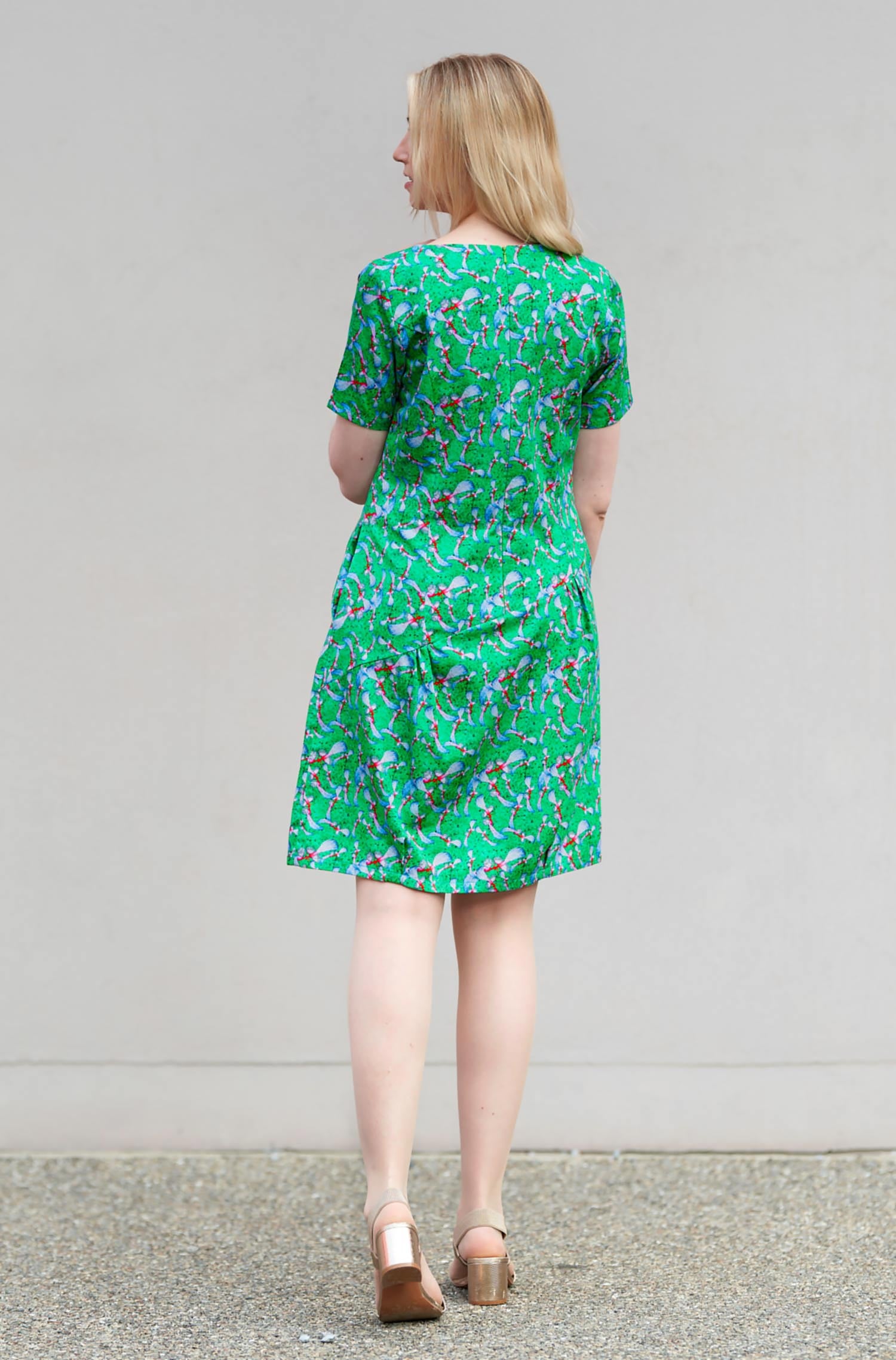 Sommerkleid SIENNA aus 100% Pima Bio Baumwolle-jungle love