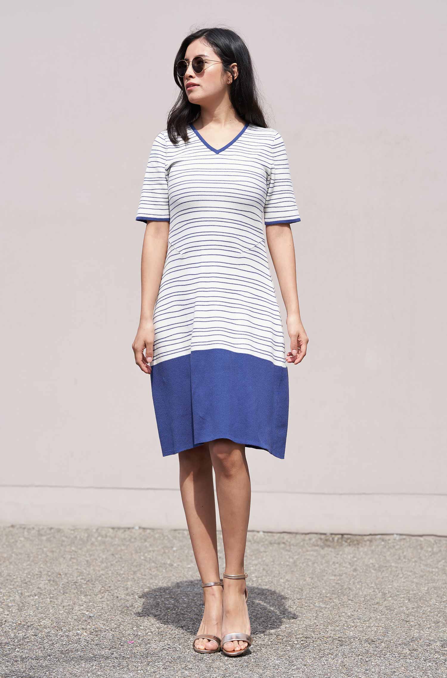 Kleid LINEAS-twilight blue