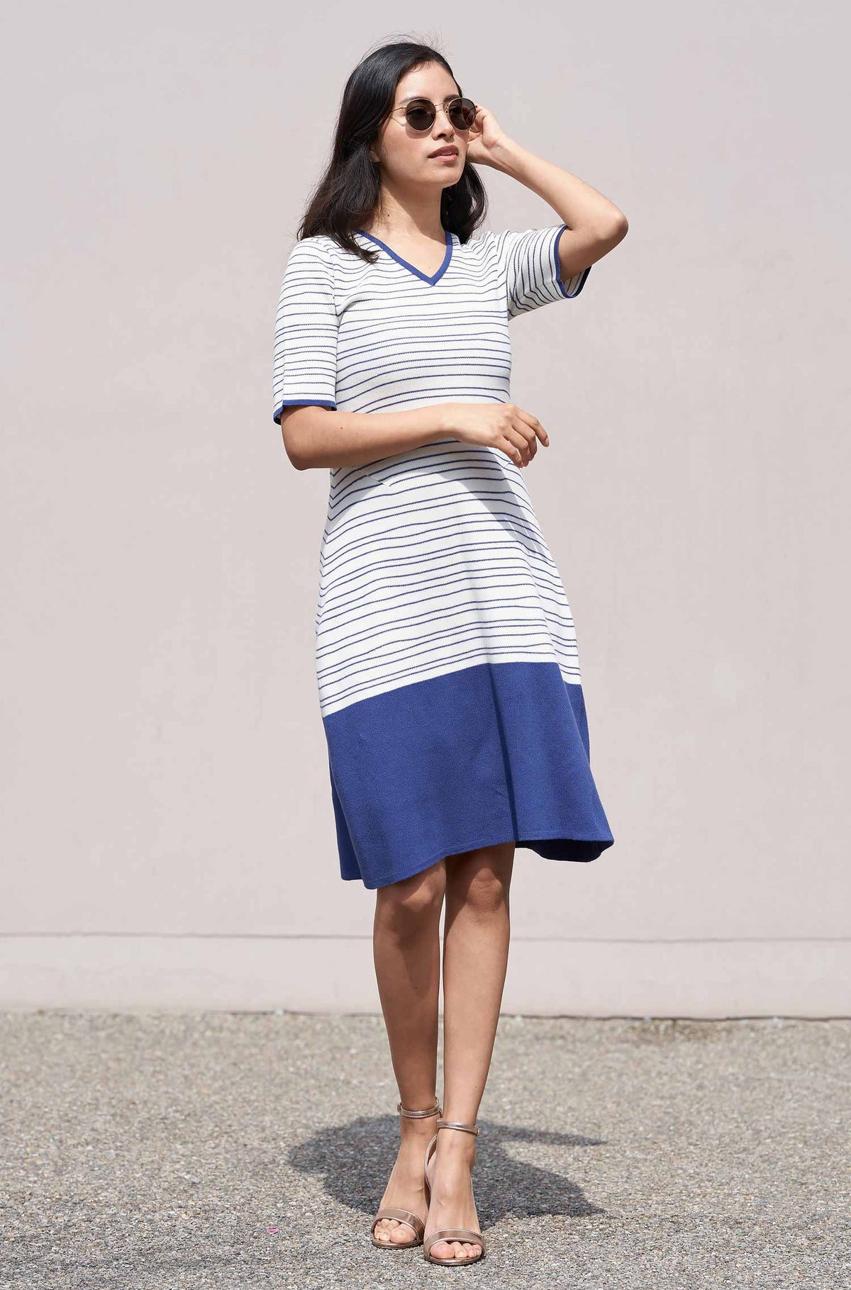 Kleid LINEAS-twilight blue