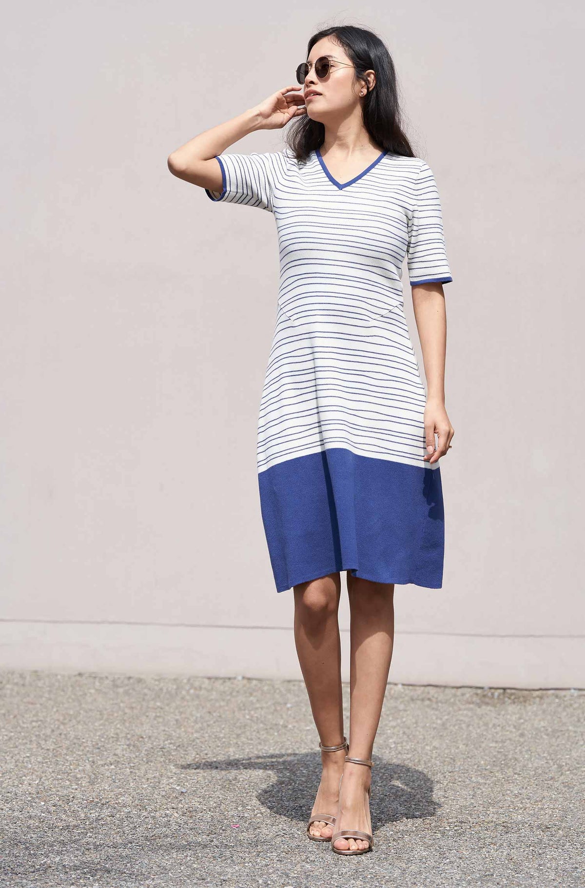 Kleid LINEAS-twilight blue