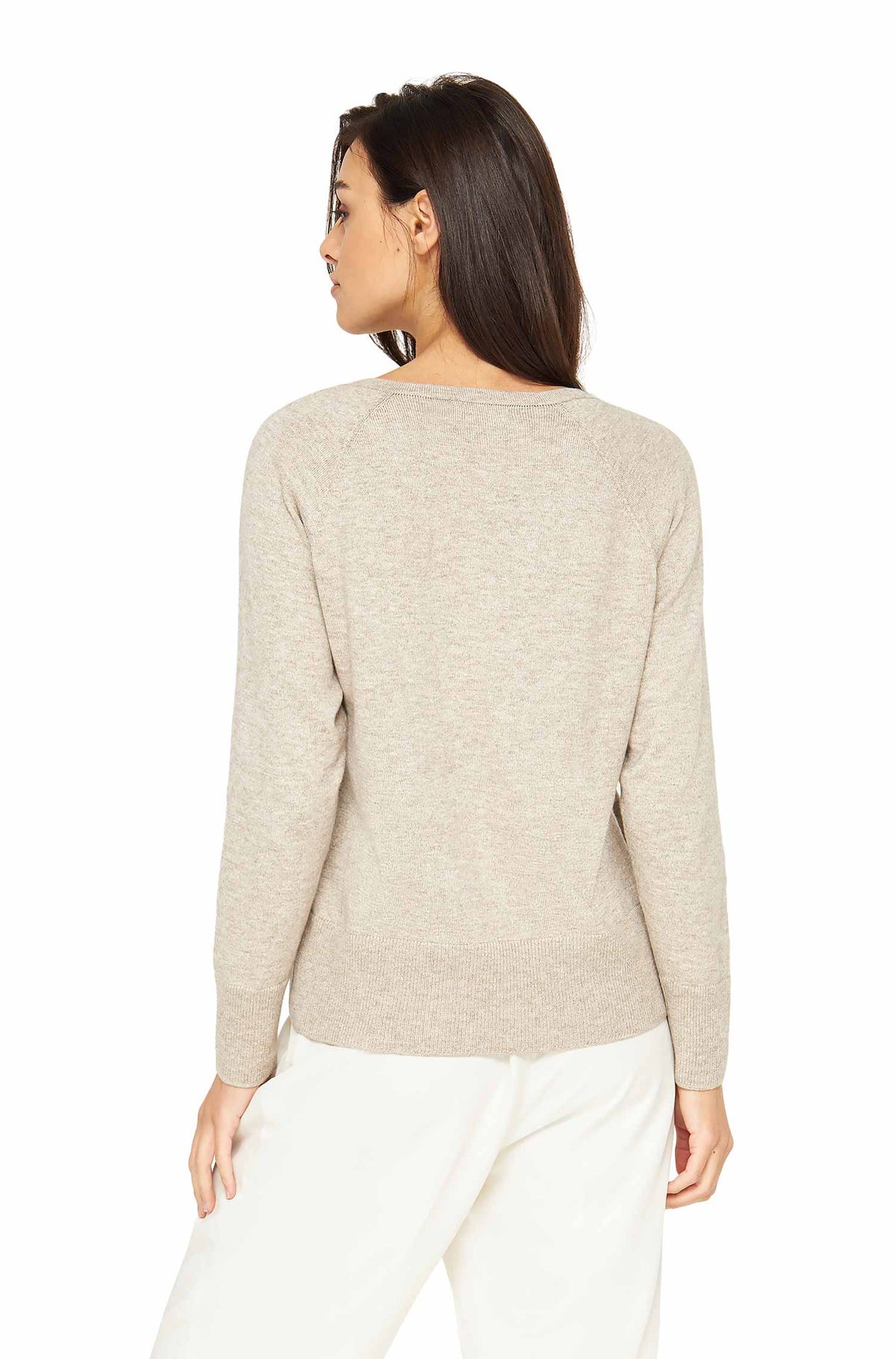 Alpaka Pullover AURELIA-beige