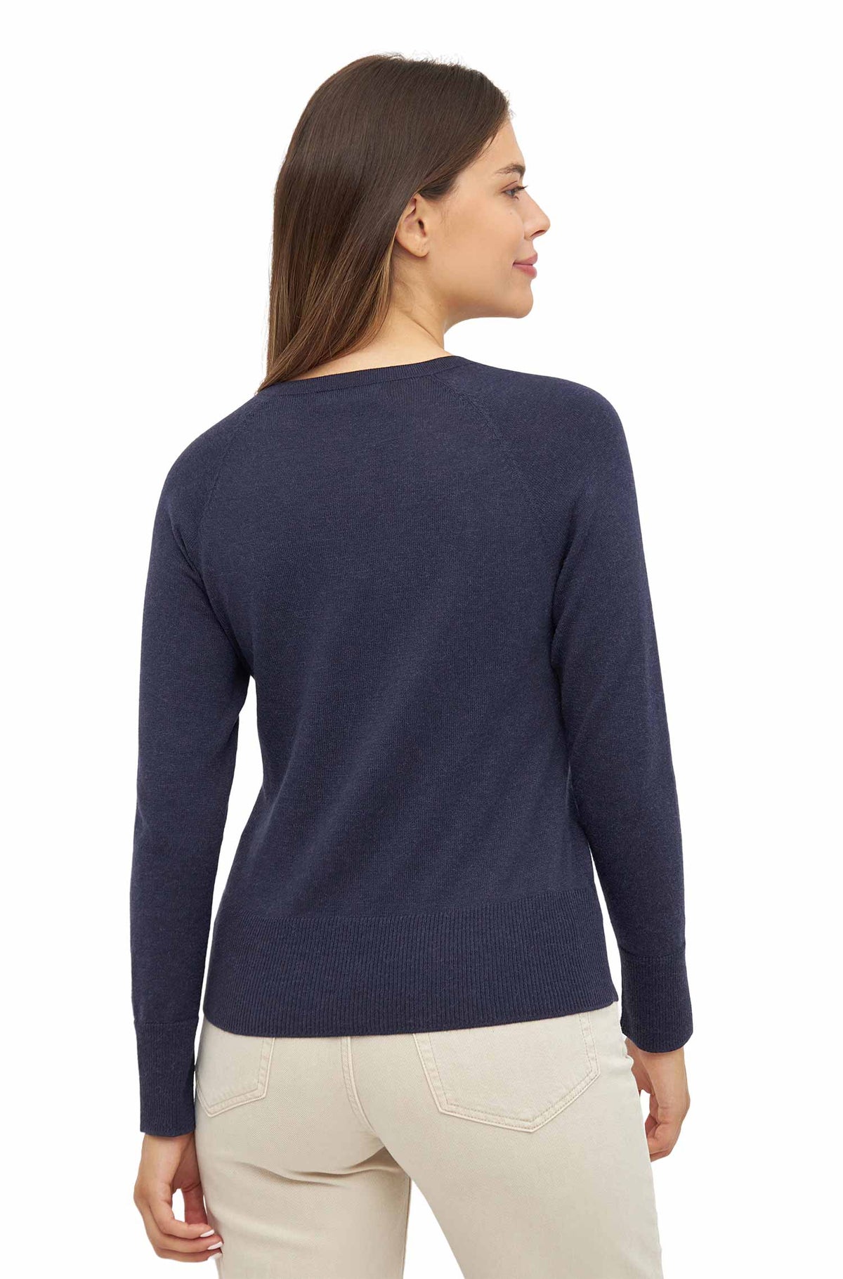 Alpaka Pullover AURELIA-dark navy