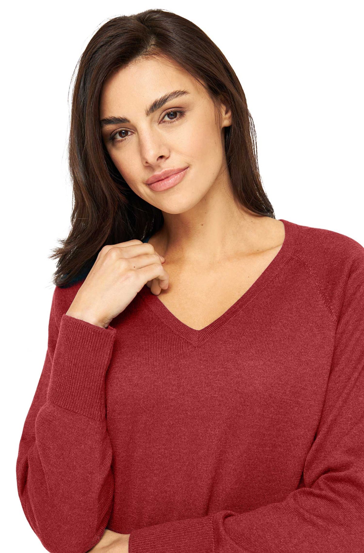 Alpaka Pullover AURELIA-sienna rot