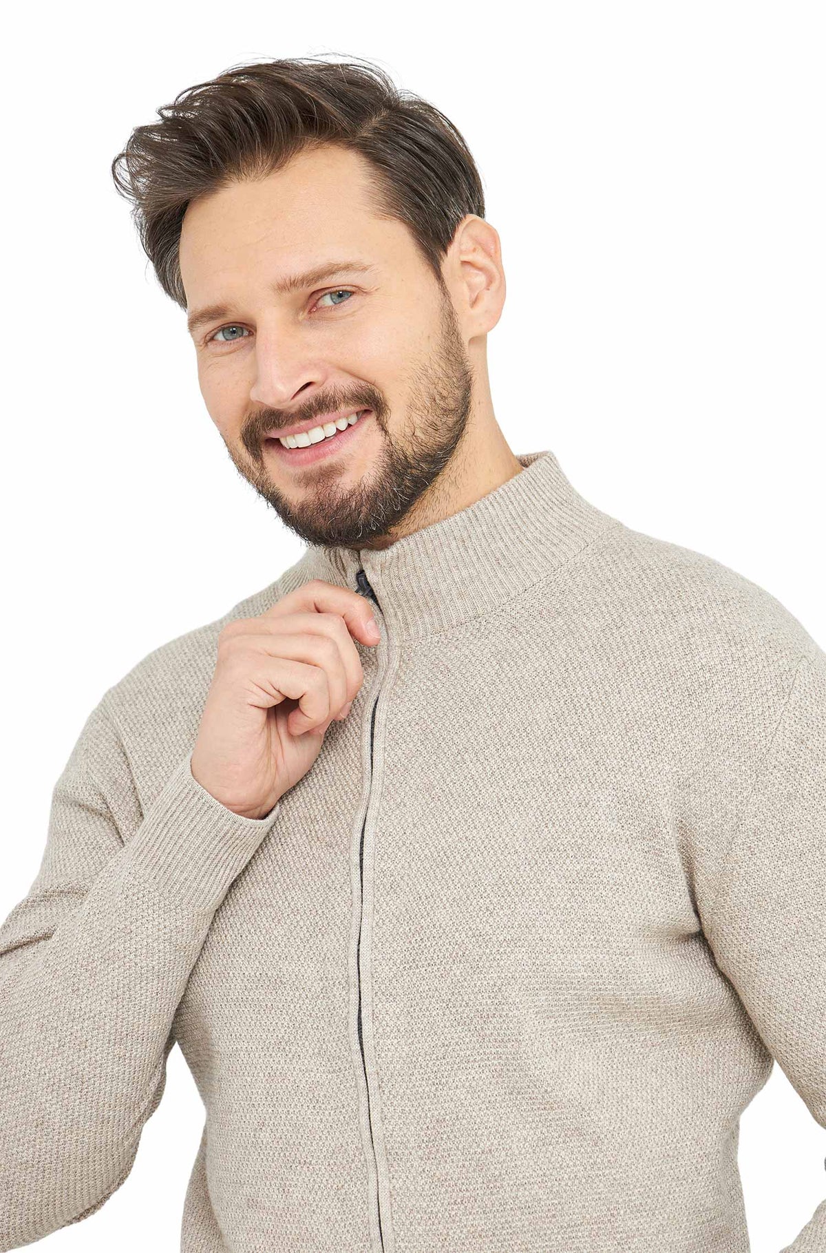 Alpaka Strickjacke ALAYO-beige
