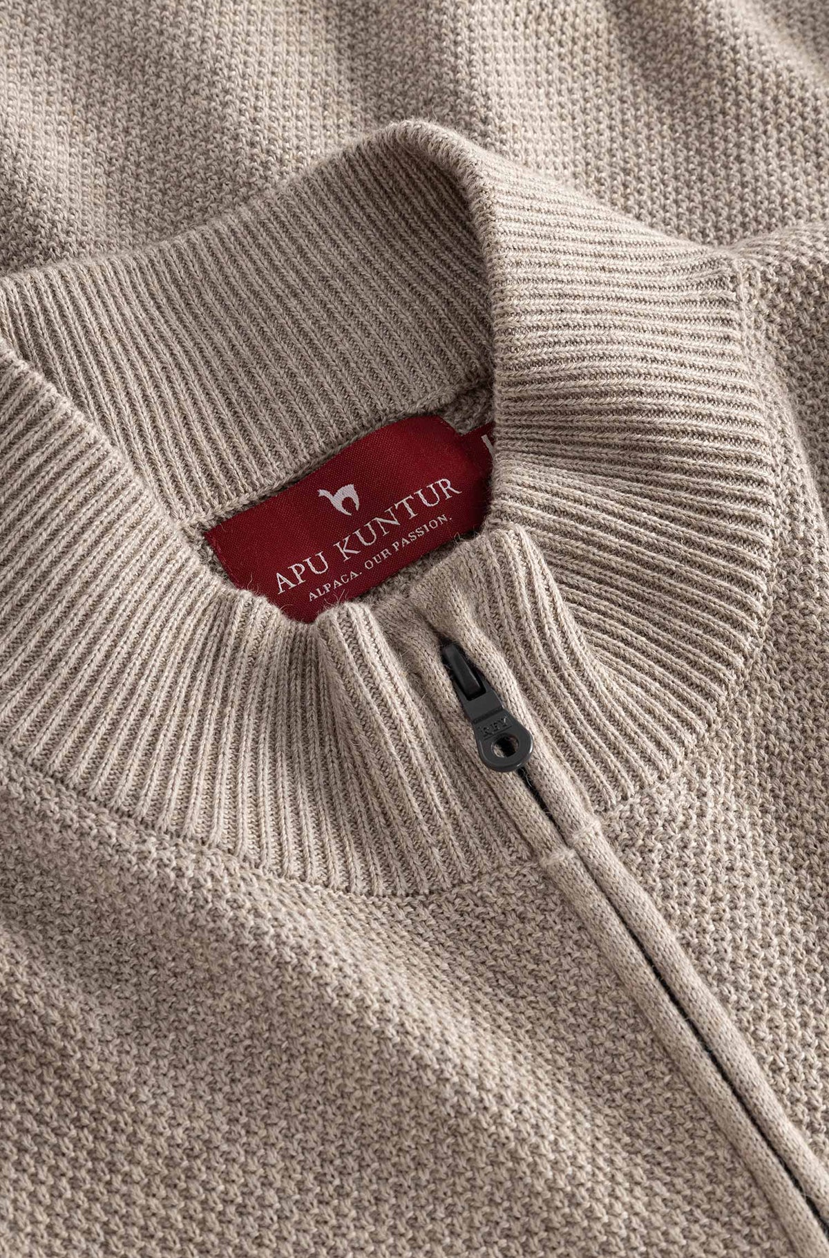 Alpaka Strickjacke ALAYO-beige