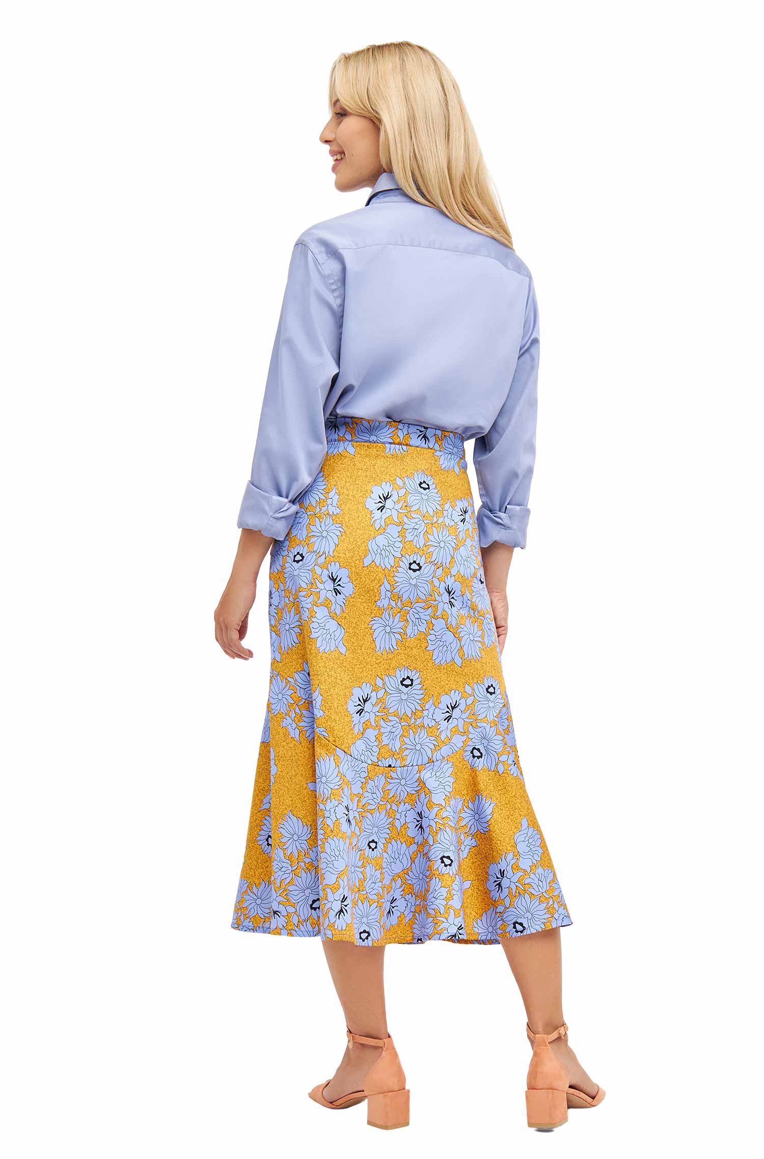 SALINA Rock aus 100% Bio-Pima-Baumwolle-ocean flower