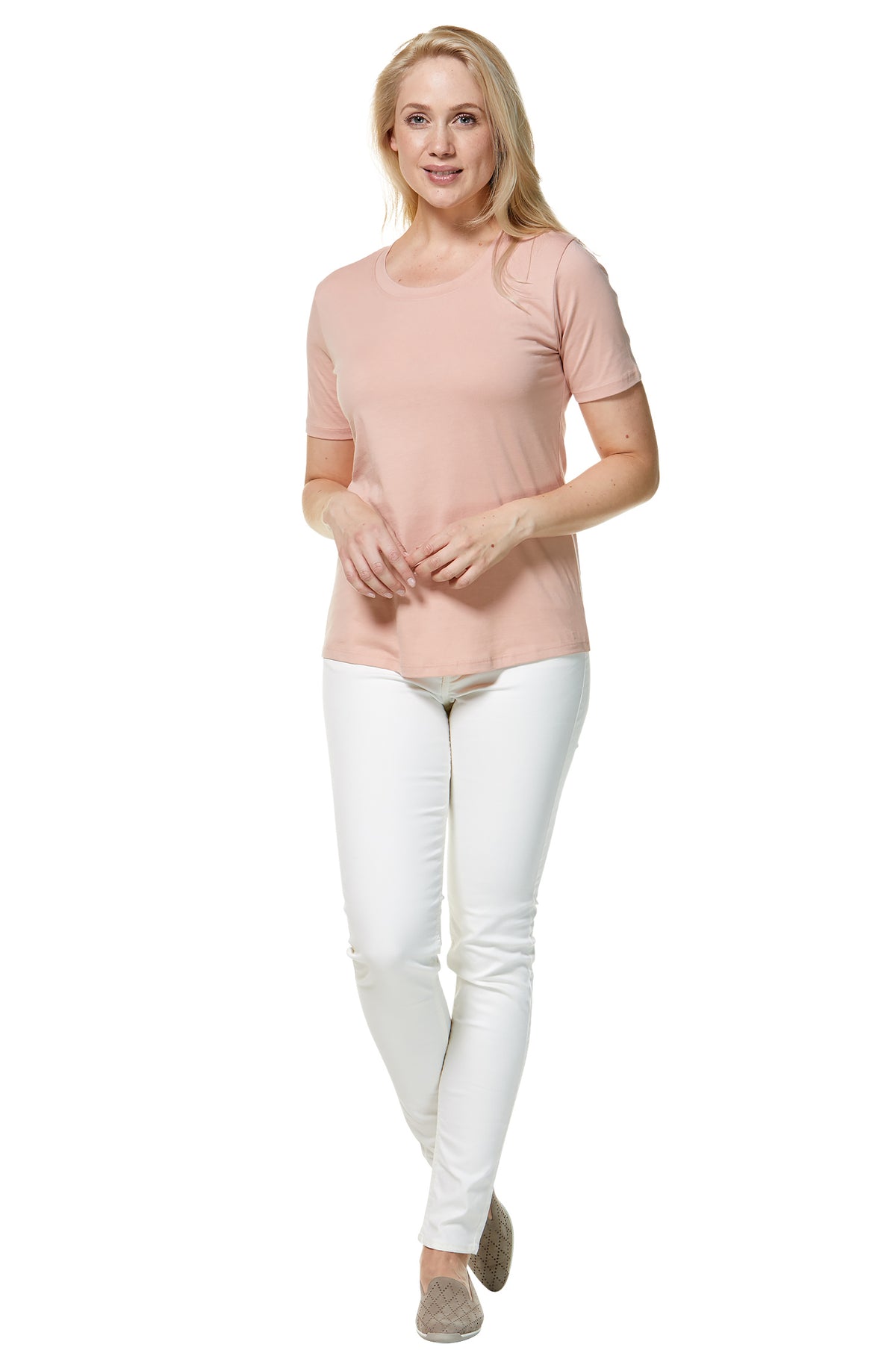 T-Shirt UNI-blush rose