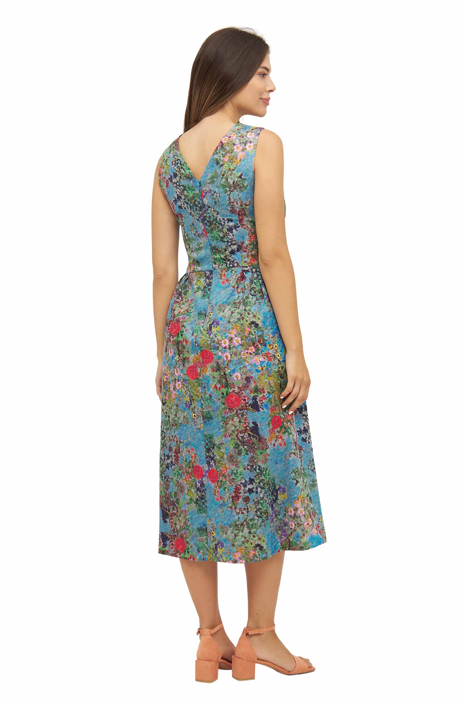 Kleid ARABELLA aus 100% Bio-Pima-Baumwolle-summer garden