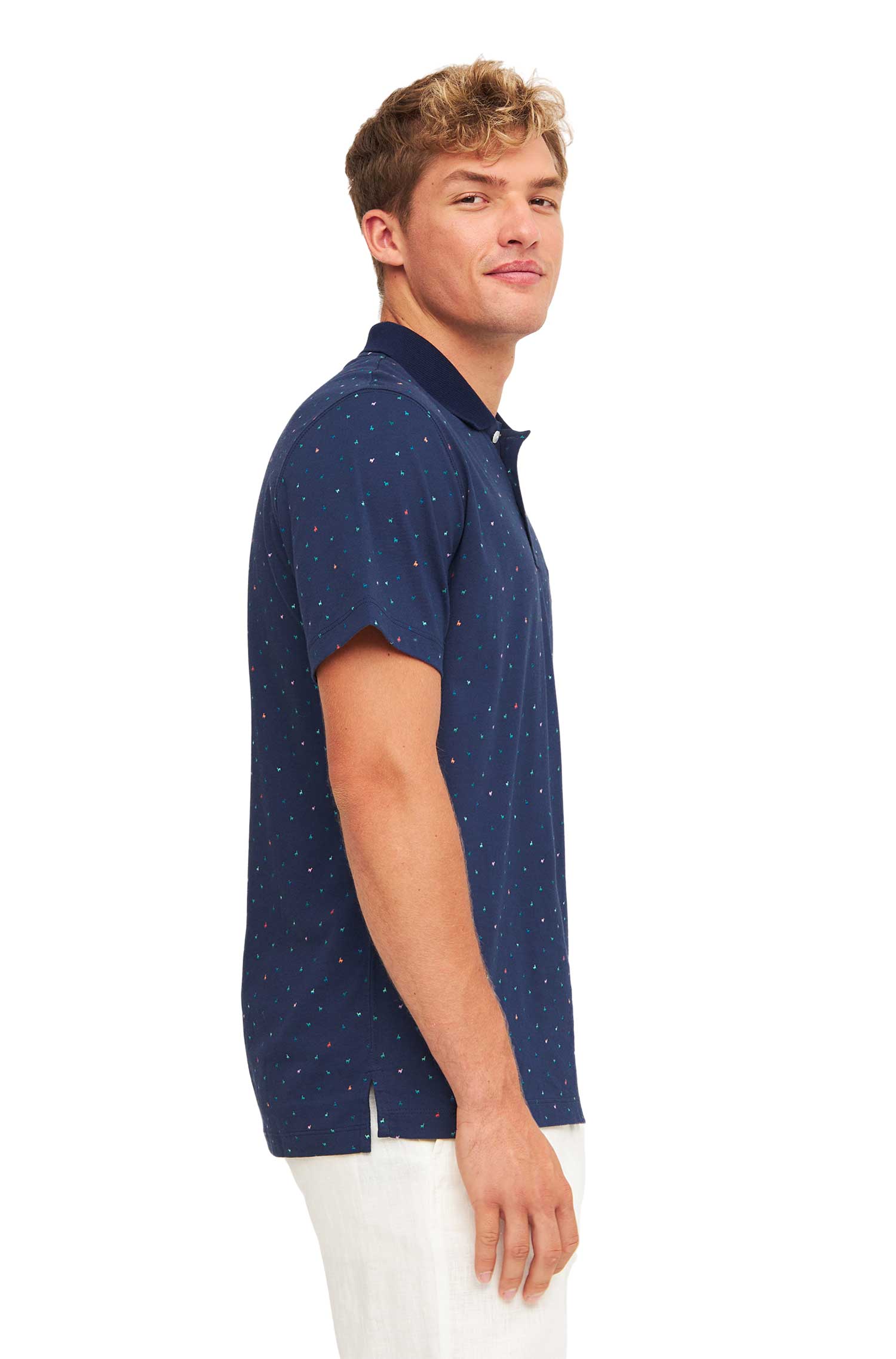 Herren Polo-Shirt ALPAQUITAS aus Bio-Pima-Baumwolle-navy