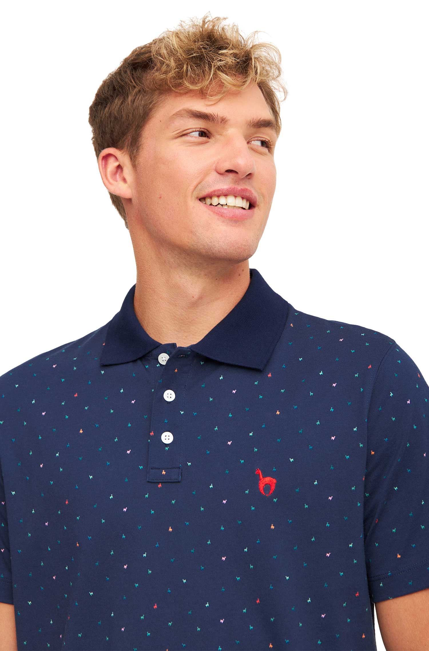 Herren Polo-Shirt ALPAQUITAS aus Bio-Pima-Baumwolle-navy