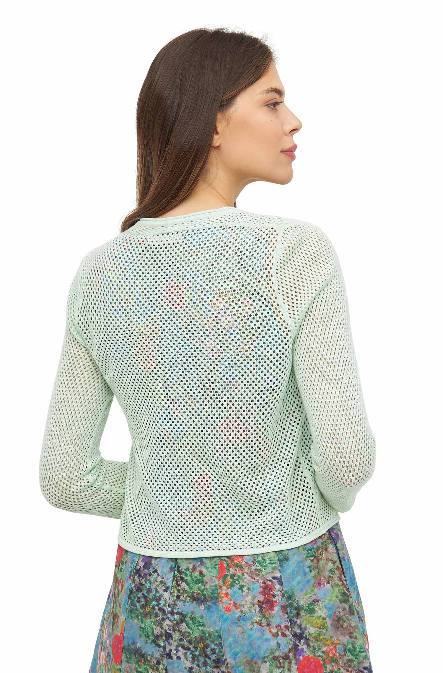 Bolero GALA aus Royal Alpaka-Baumwoll-Mix-mint pastel
