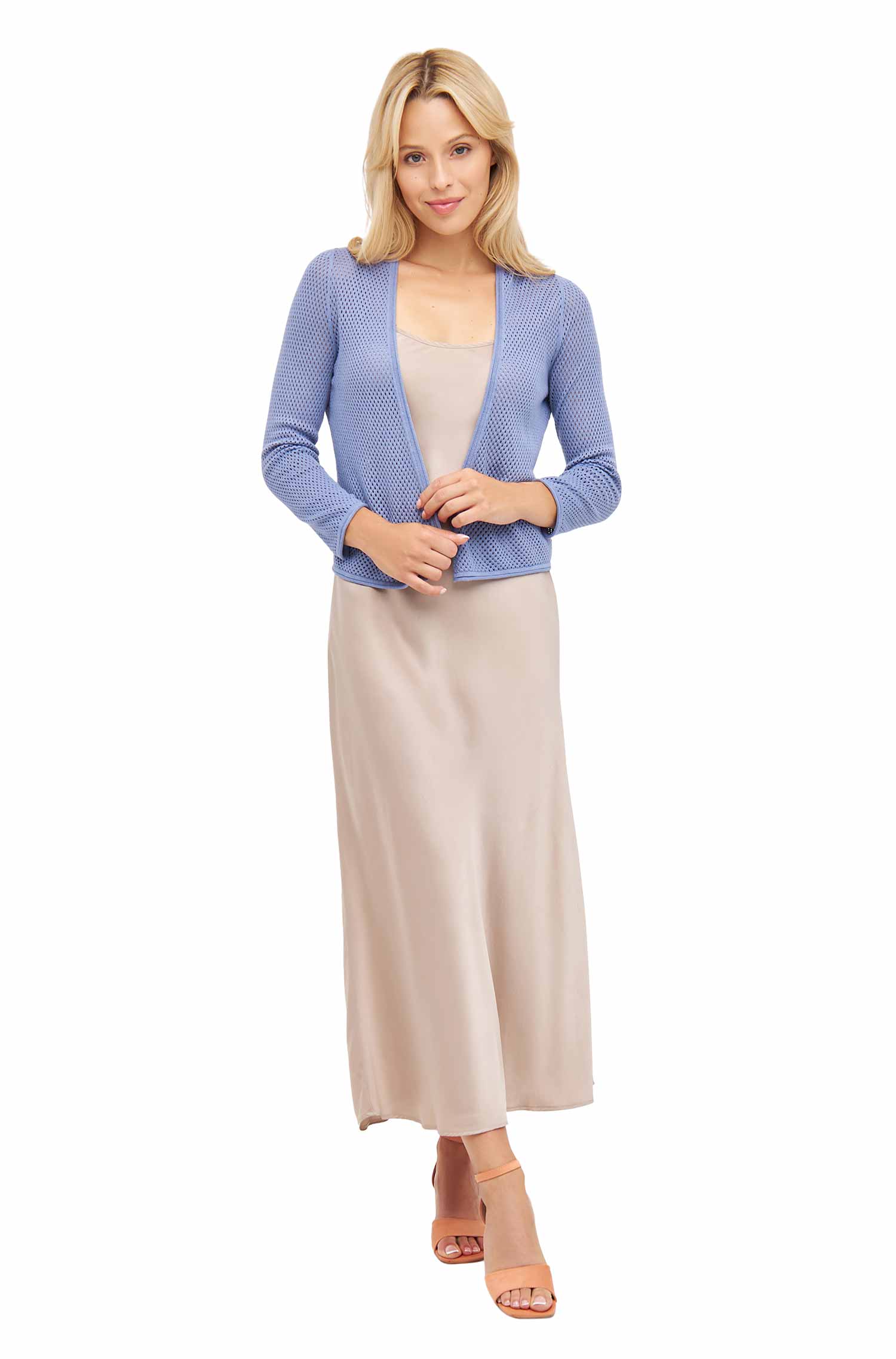 Bolero GALA aus Royal Alpaka-Baumwoll-Mix-purple pastel
