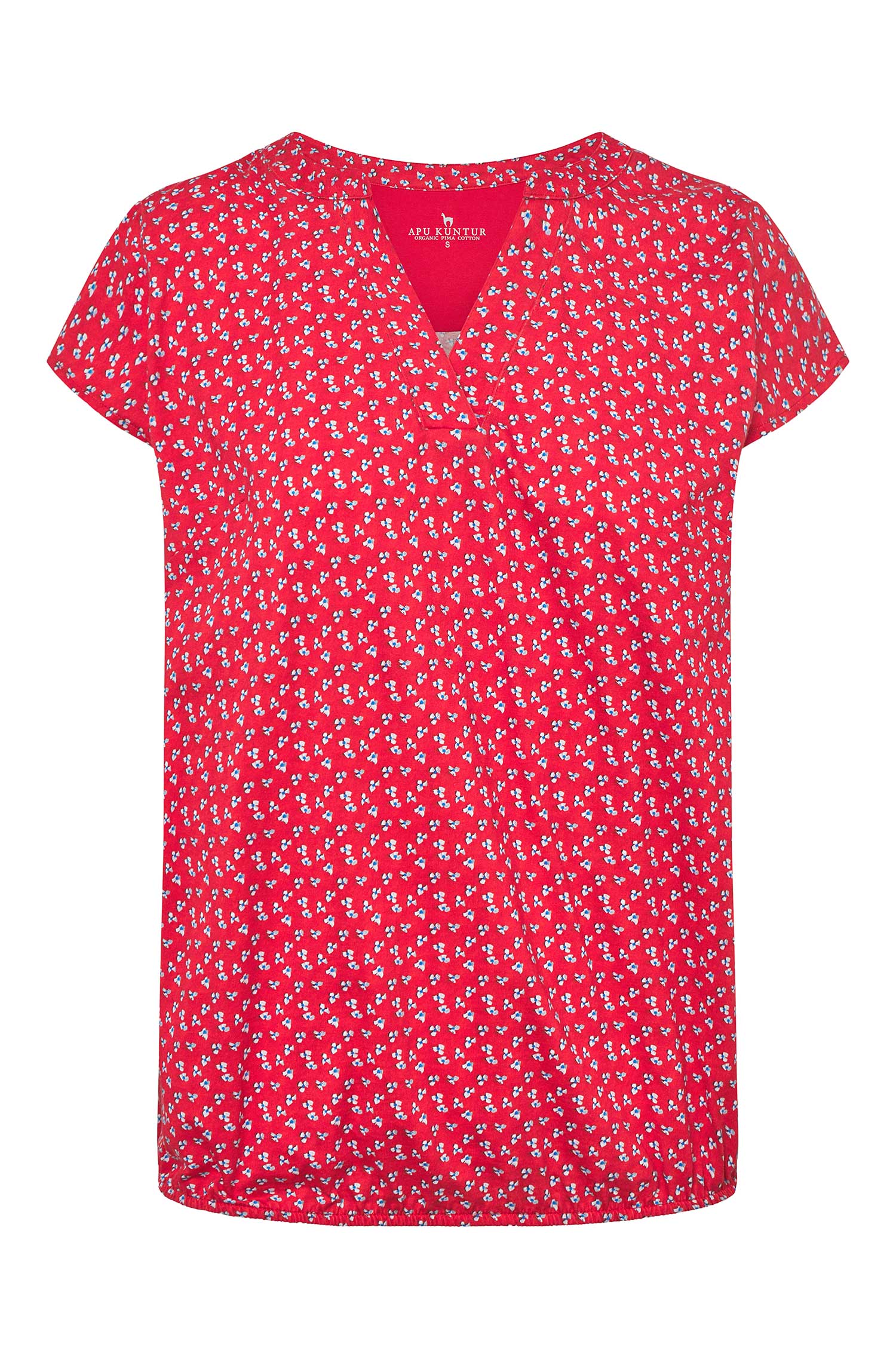 Shirt PAPERFLOWER mit Flügelärmel-red