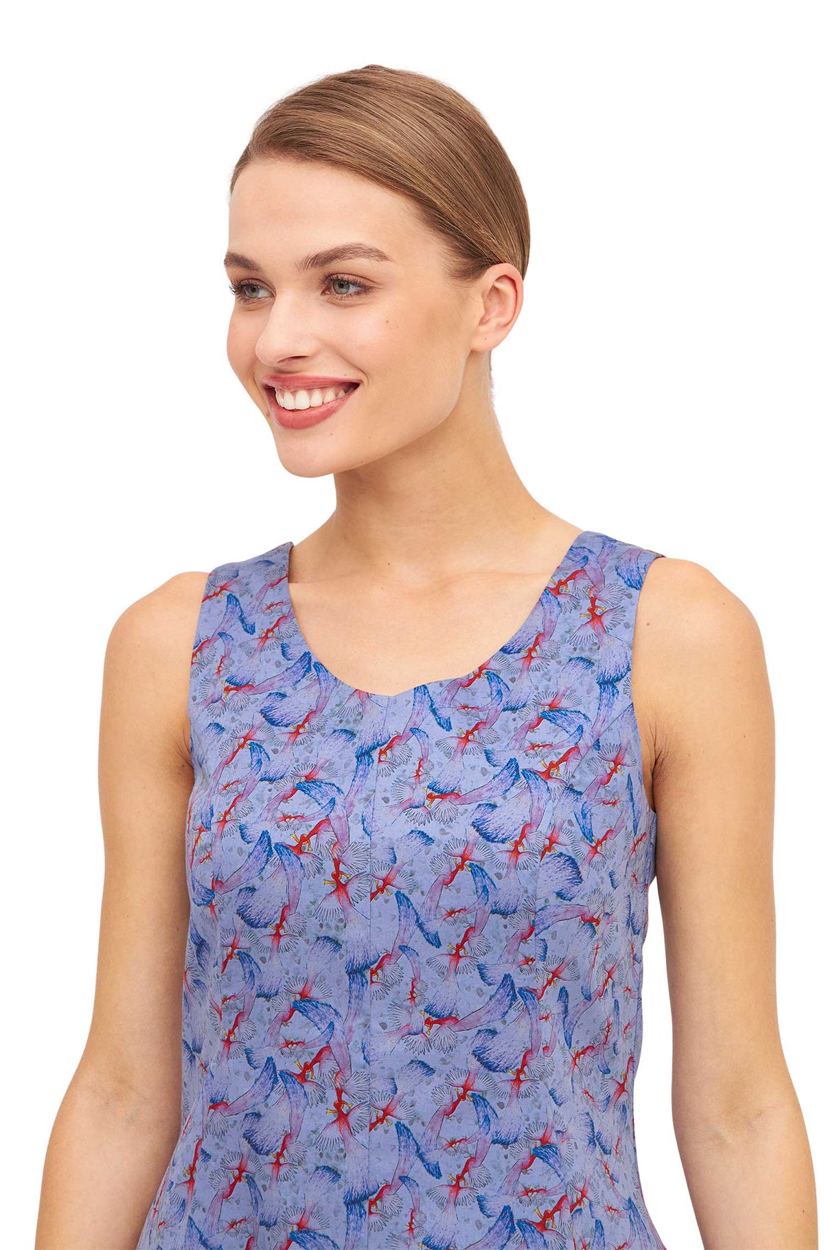 Kleid FLYING BIRD-purple pastel