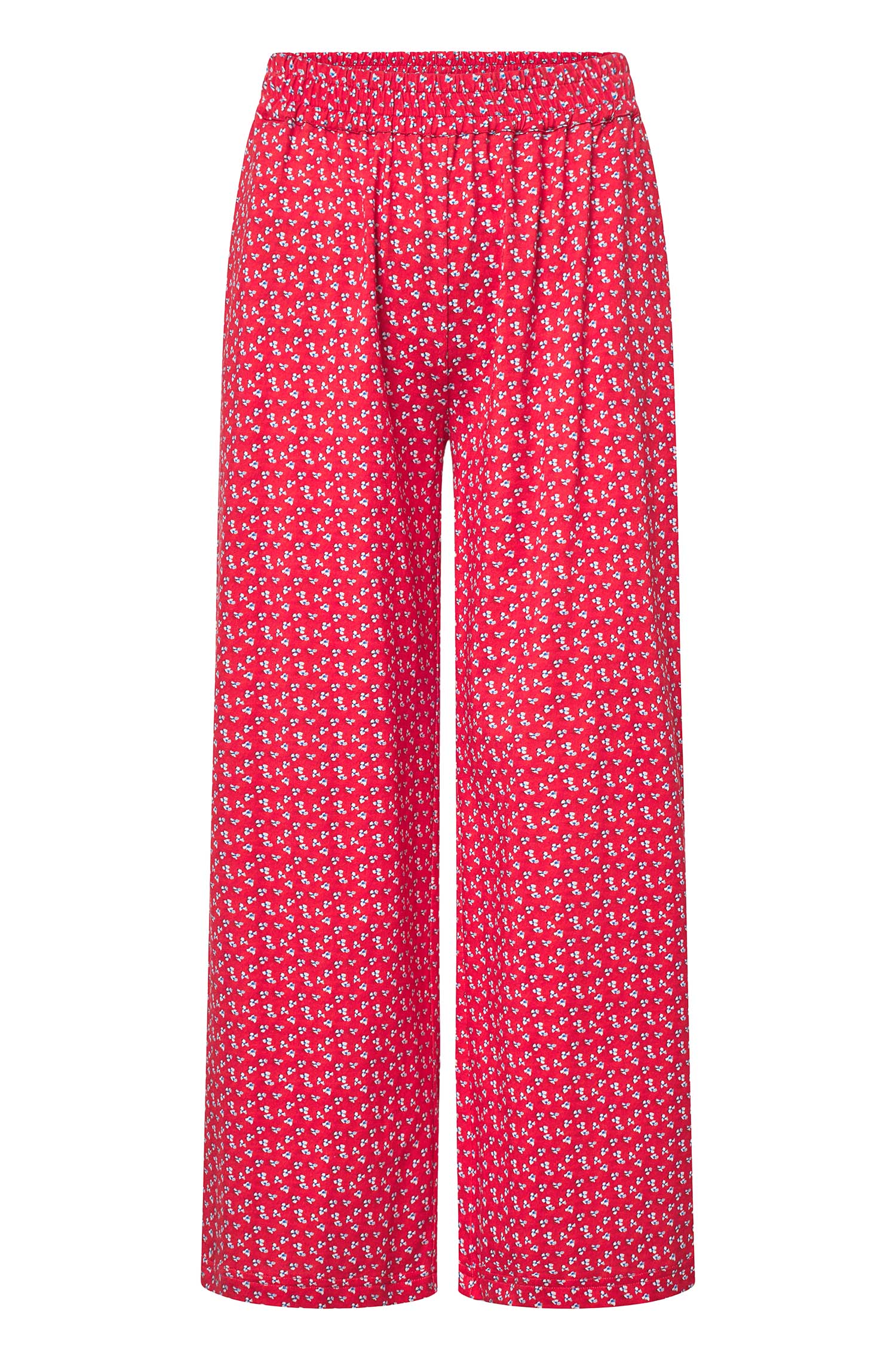 Hose PAPERFLOWER aus Bio-Pima-Baumwolle-red