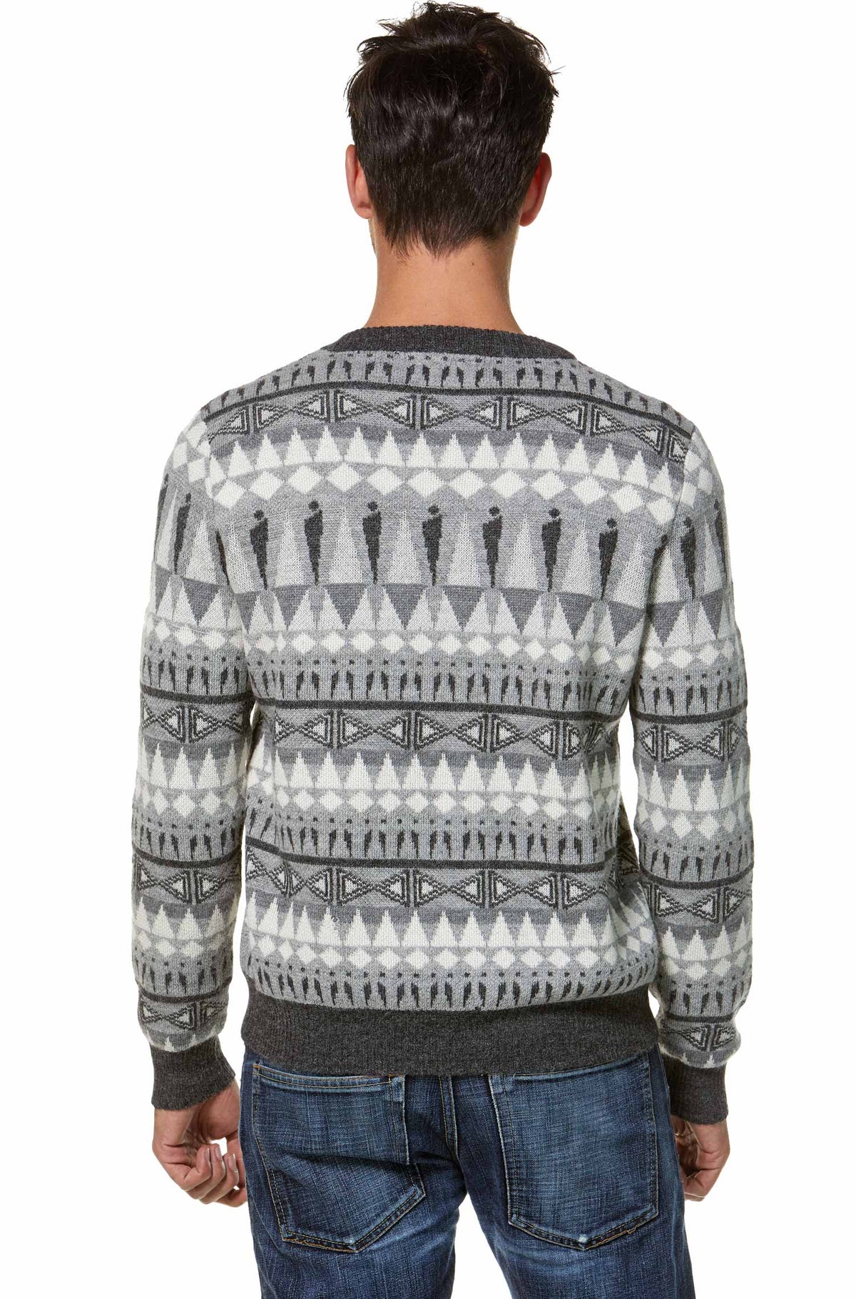 Alpaka Pullover HOMINEM-grau