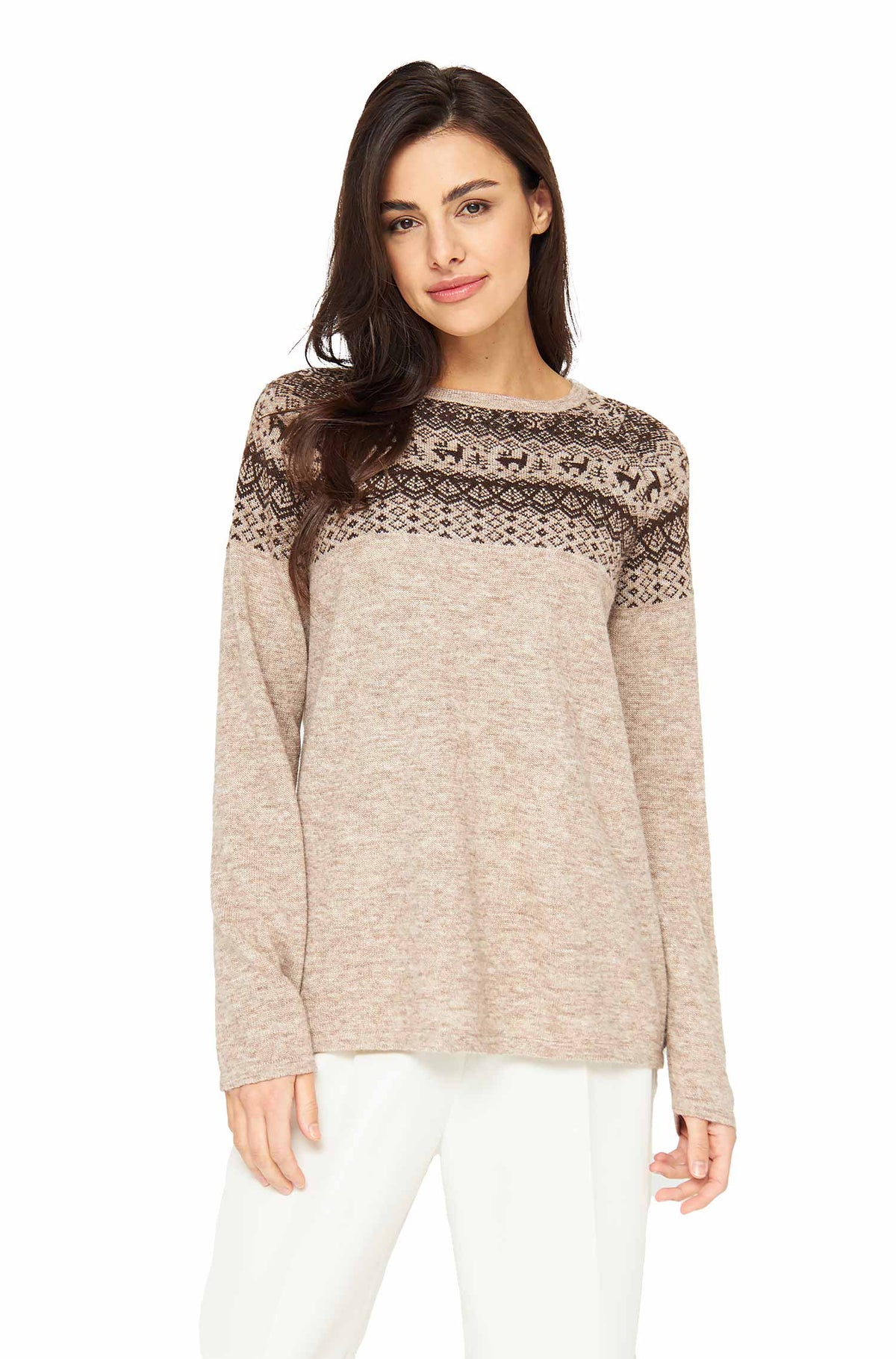 Alpaka Pullover ANDEN-sand