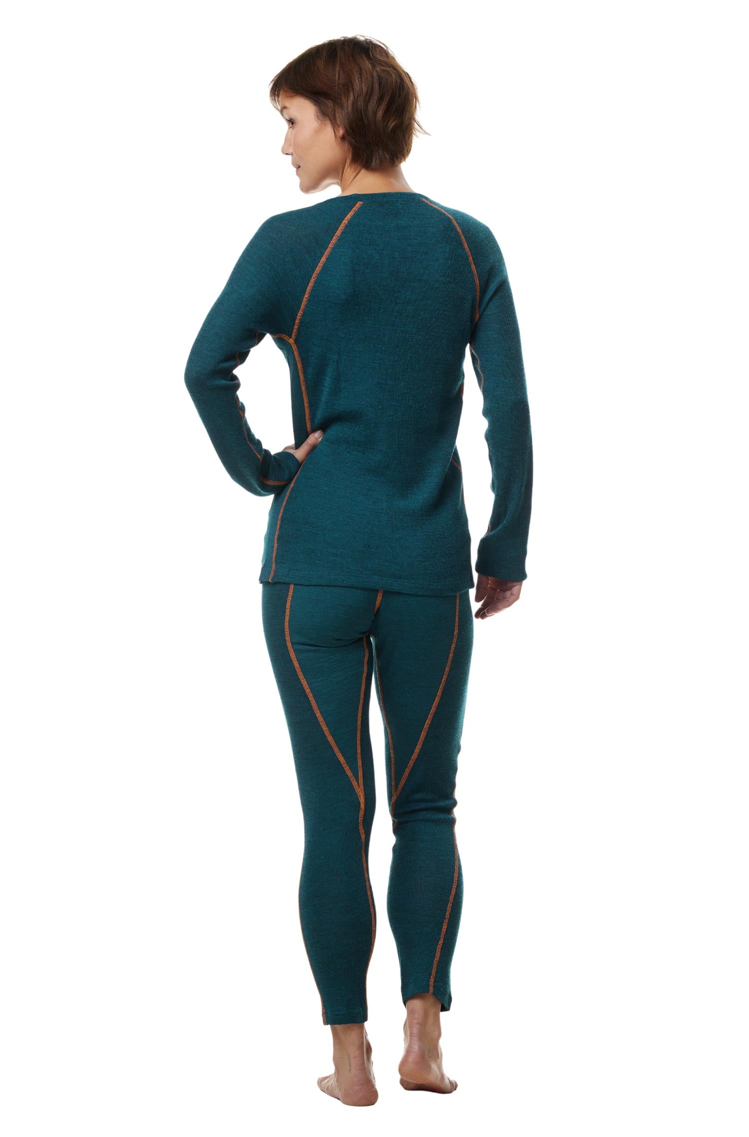 Thermo-Langarm-Shirt St. MORITZ für Damen mit Alpaka-Mix-petrol