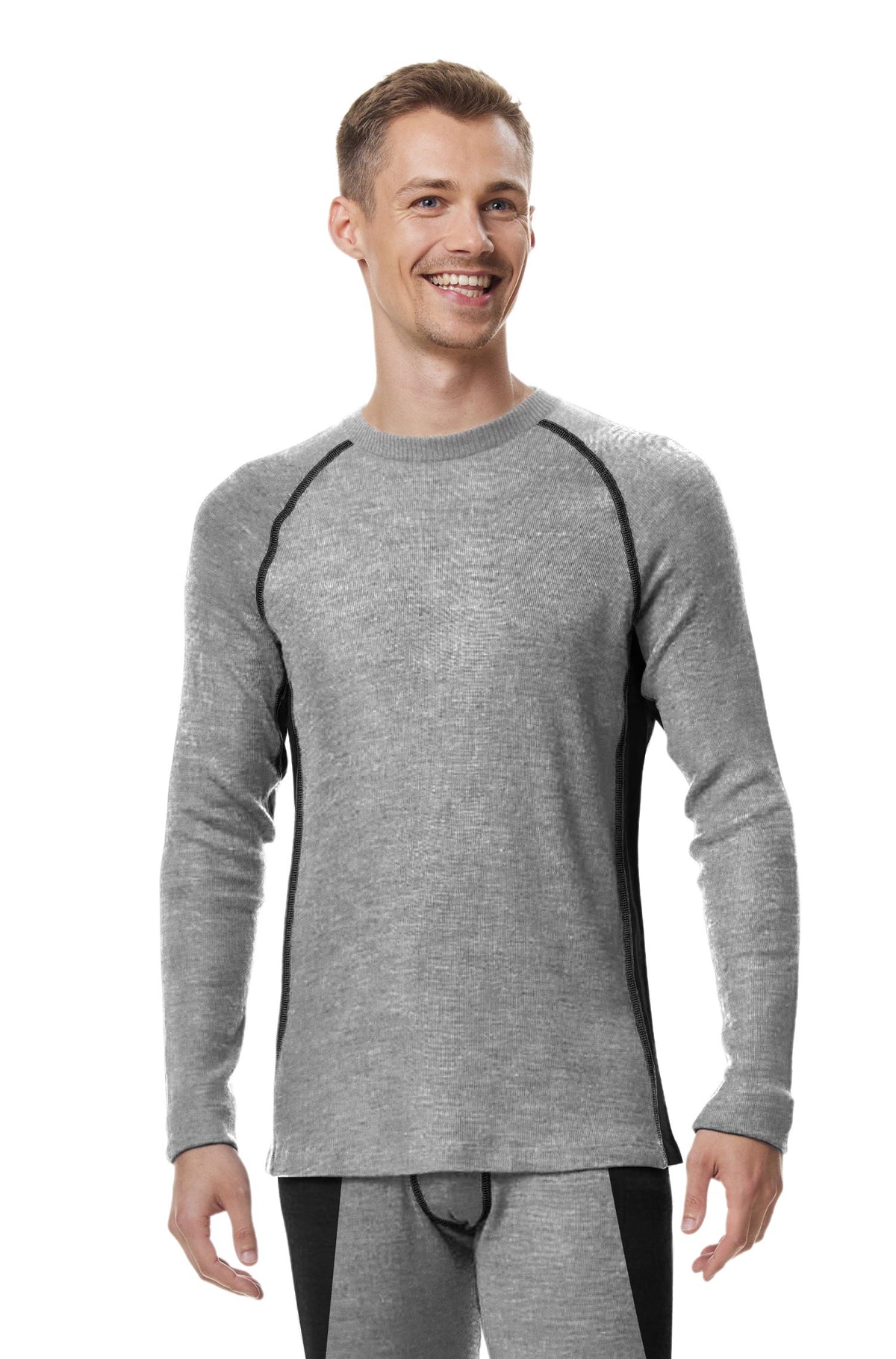 Alpaka Shirt THERMO-grau