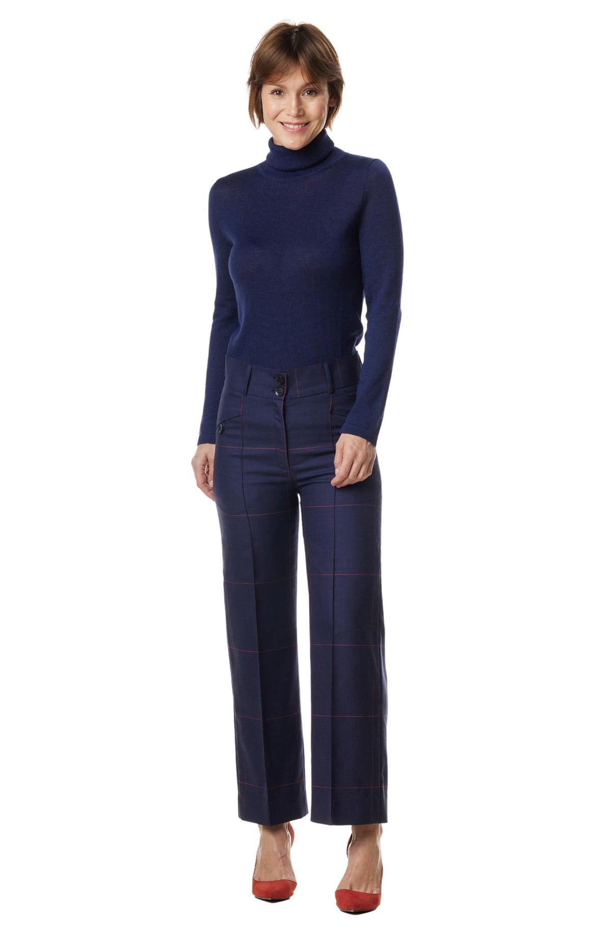 Alpaka Hose SAMSON-midnight blue
