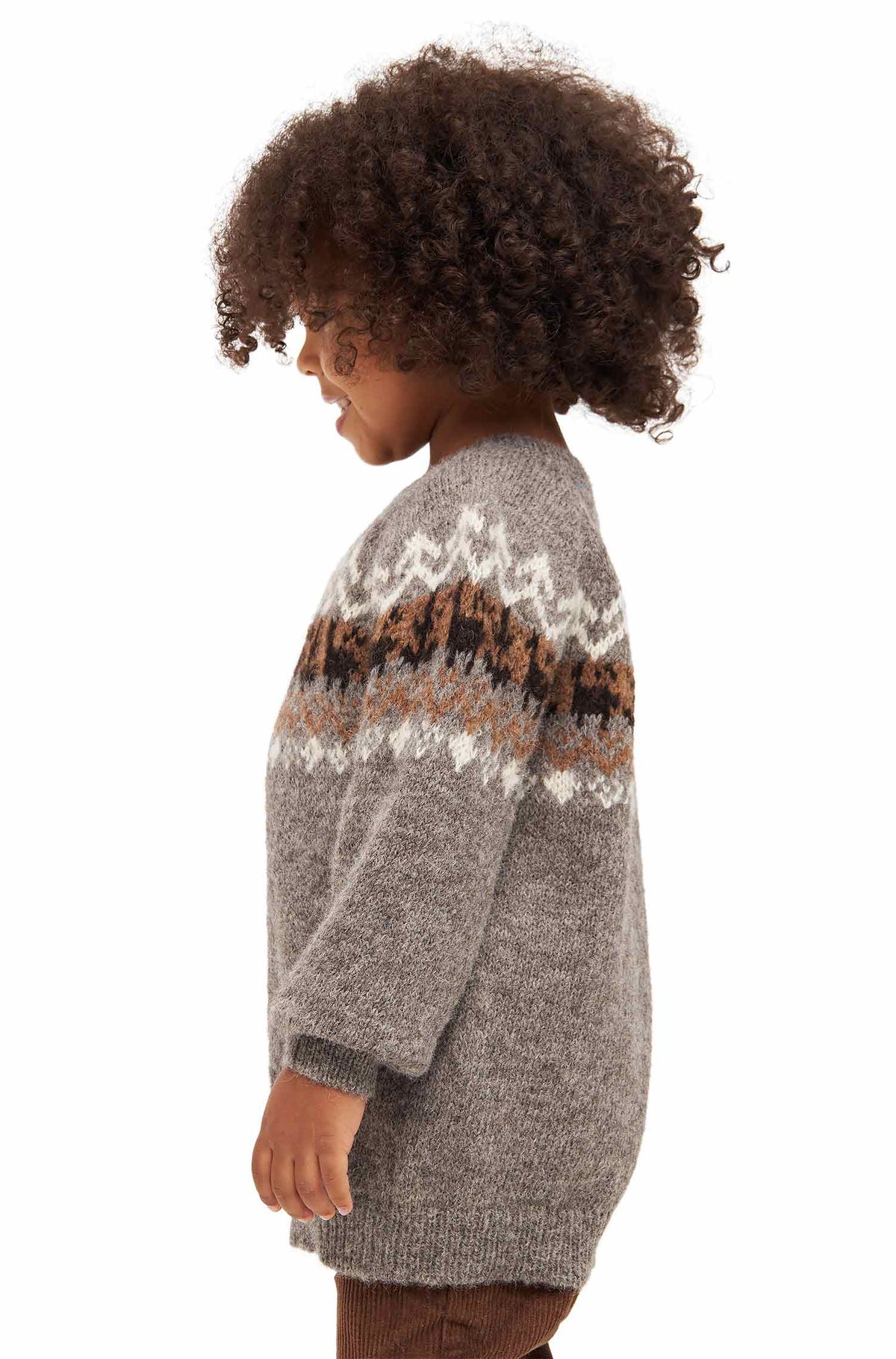 Kinder Pullover NATURA-anthrazit