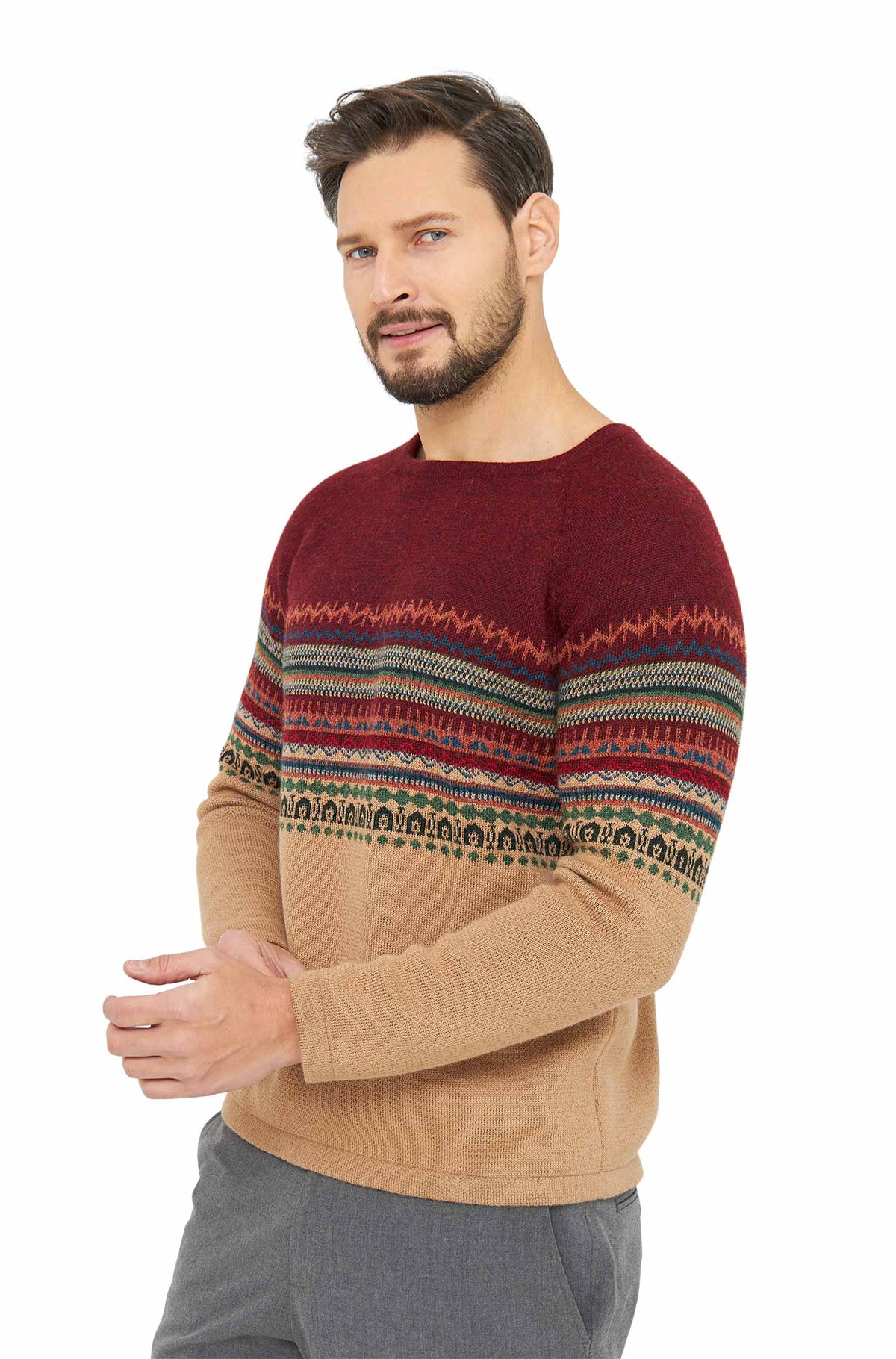 Alpaka Pullover COLORES DE LUNA-luna sand