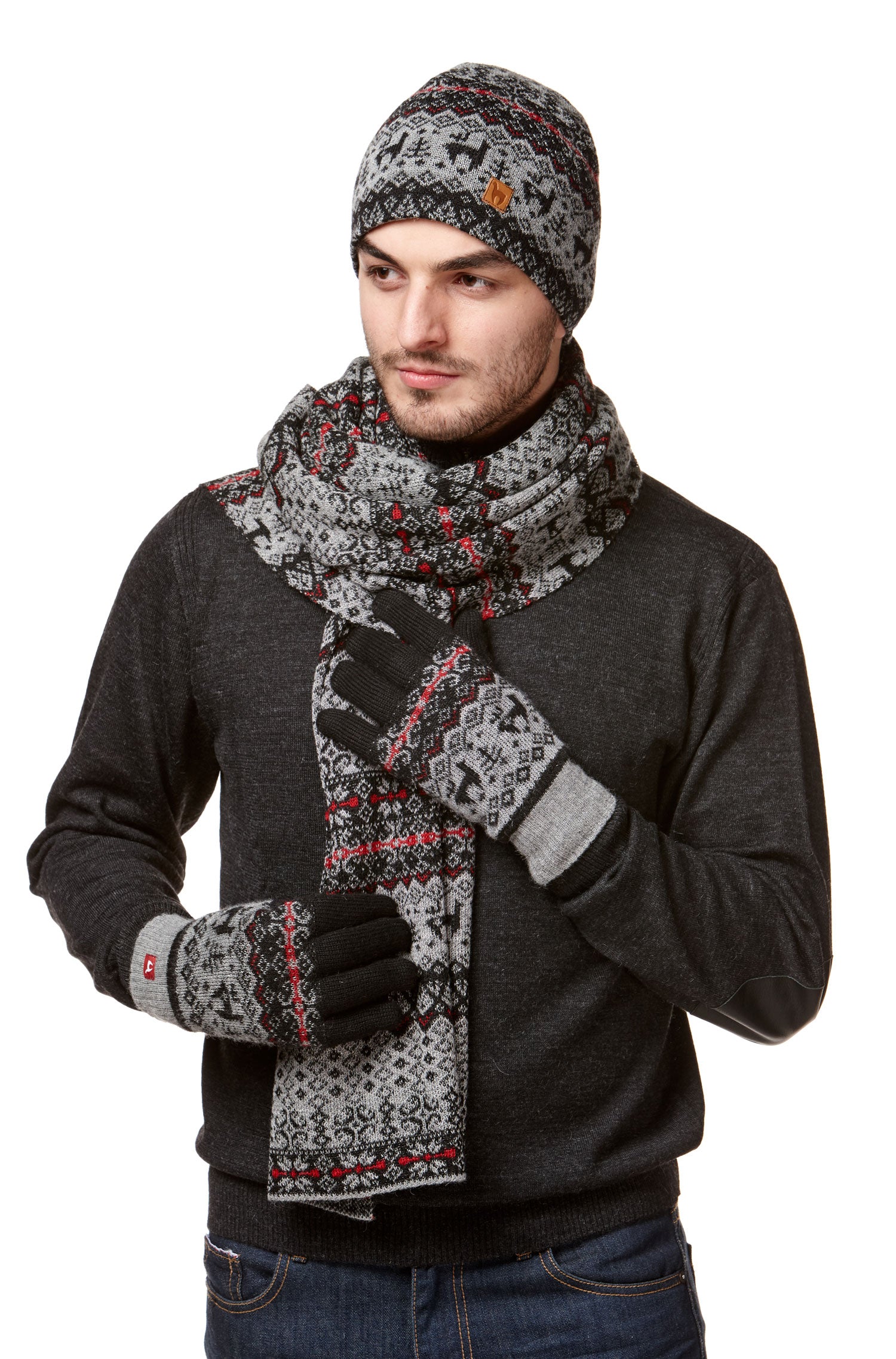 Alpaka Schal ANDEN VIENTOS aus 100% Baby Alpaka-anden vientos