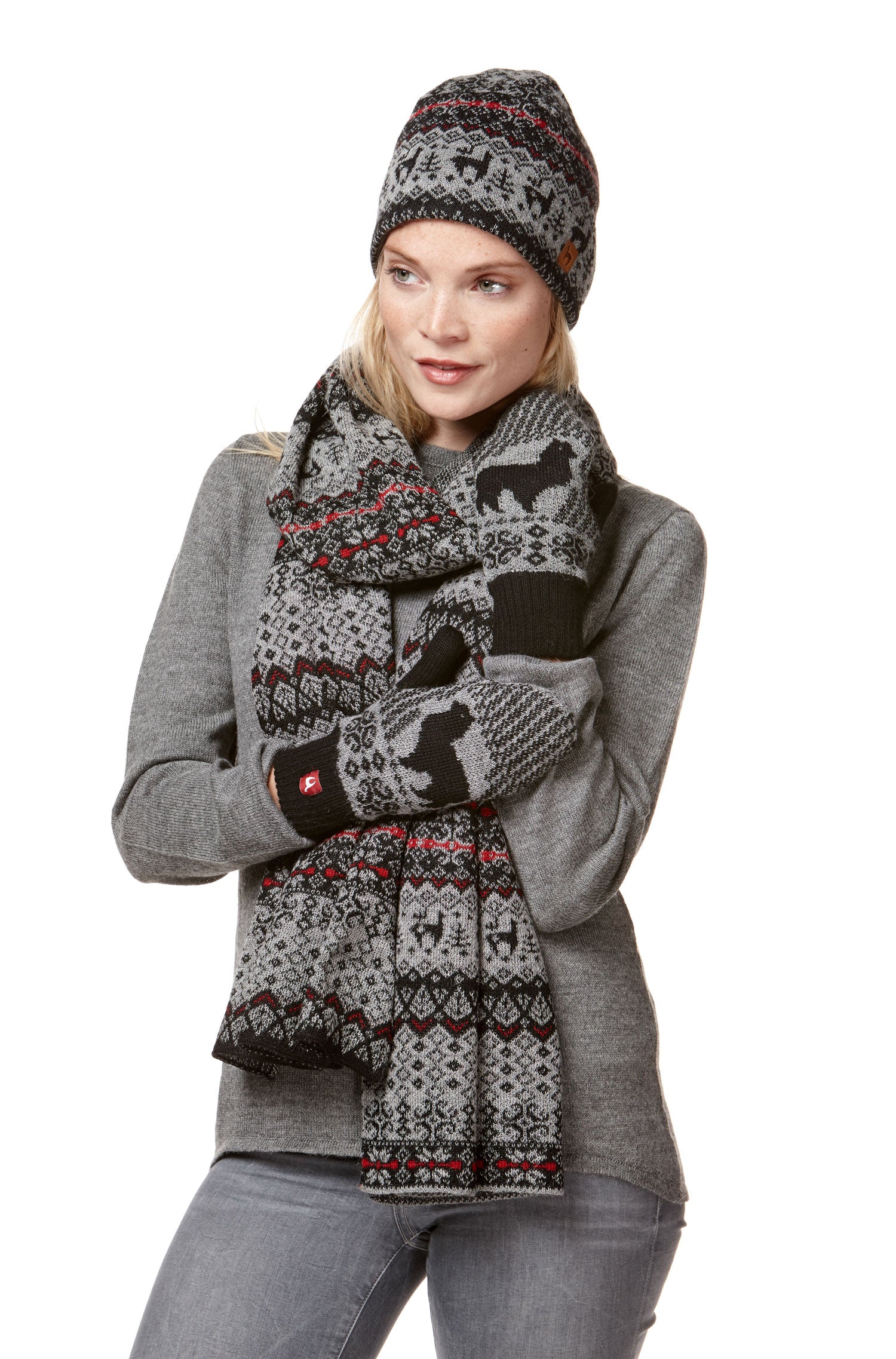 Alpaka Schal ANDEN VIENTOS aus 100% Baby Alpaka-anden vientos