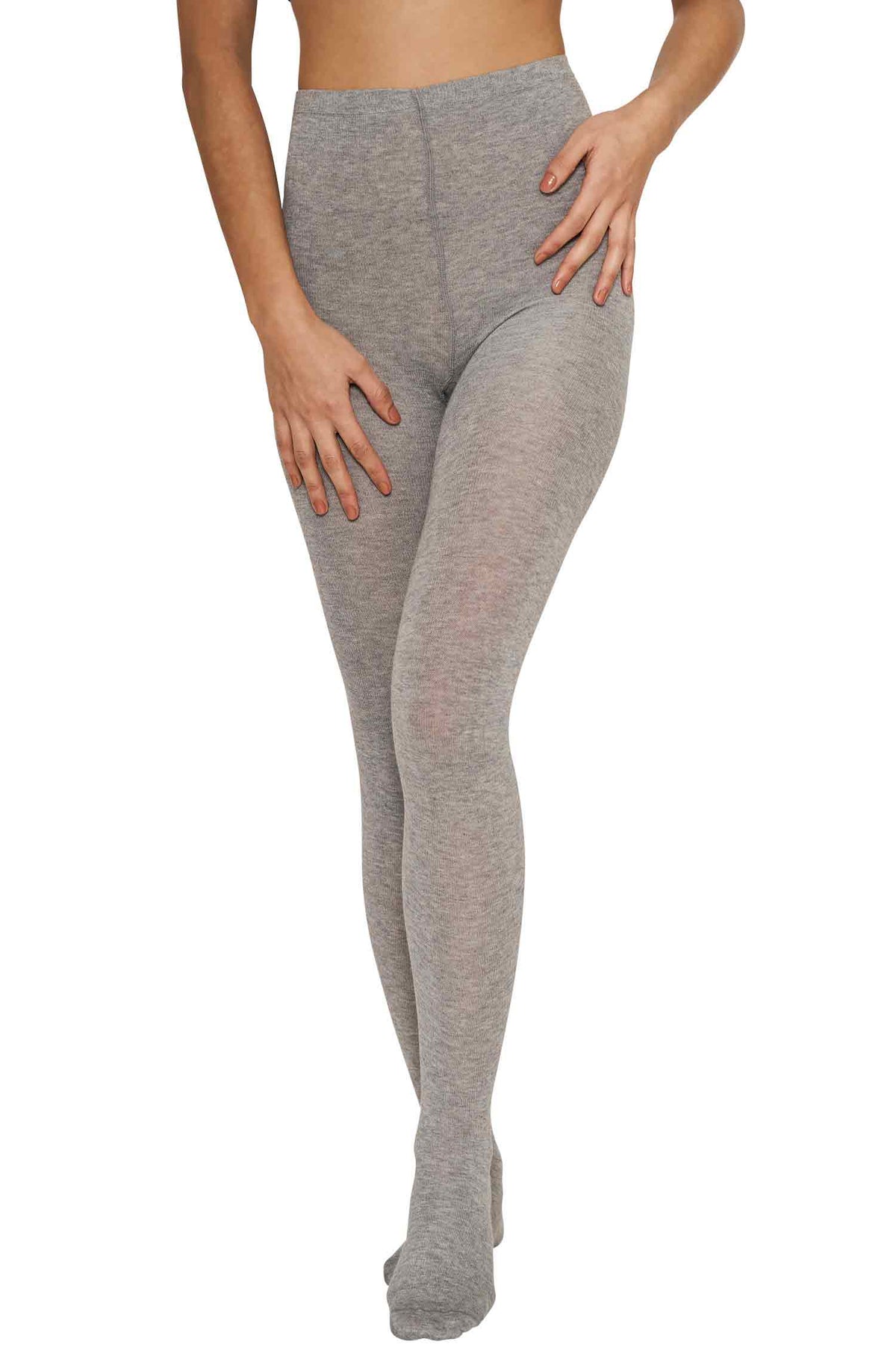 Alpaka Strumpfhose THERMO-grau