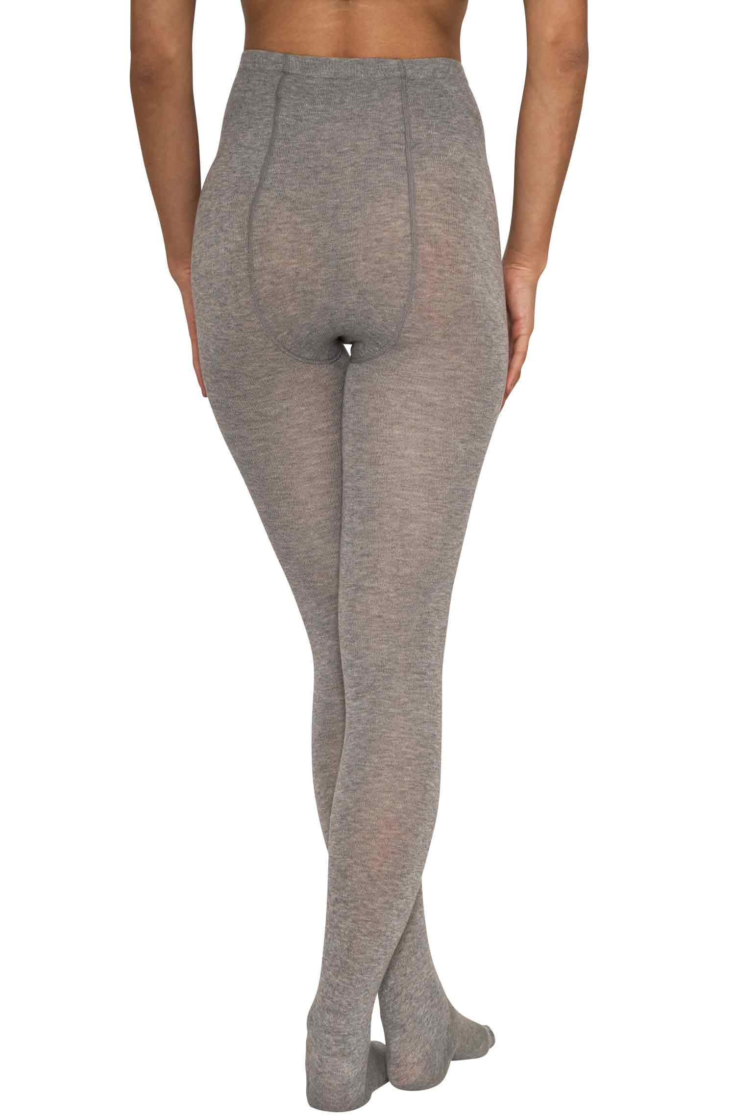 Strumpfhose THERMO aus Royal Alpaka-Mix-grau
