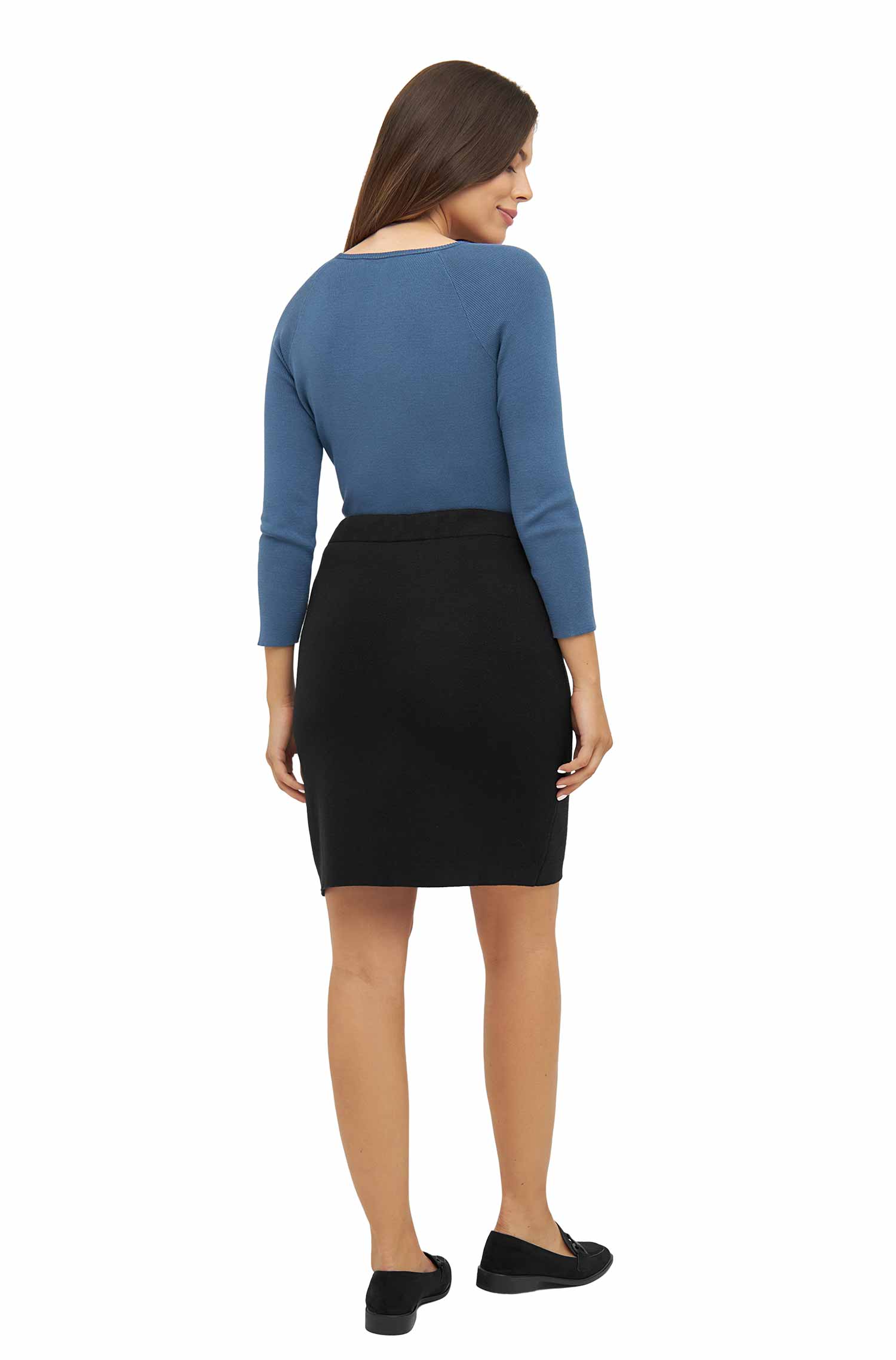 Rock KAJA aus Royal Alpaka-Baumwoll-Mix-schwarz