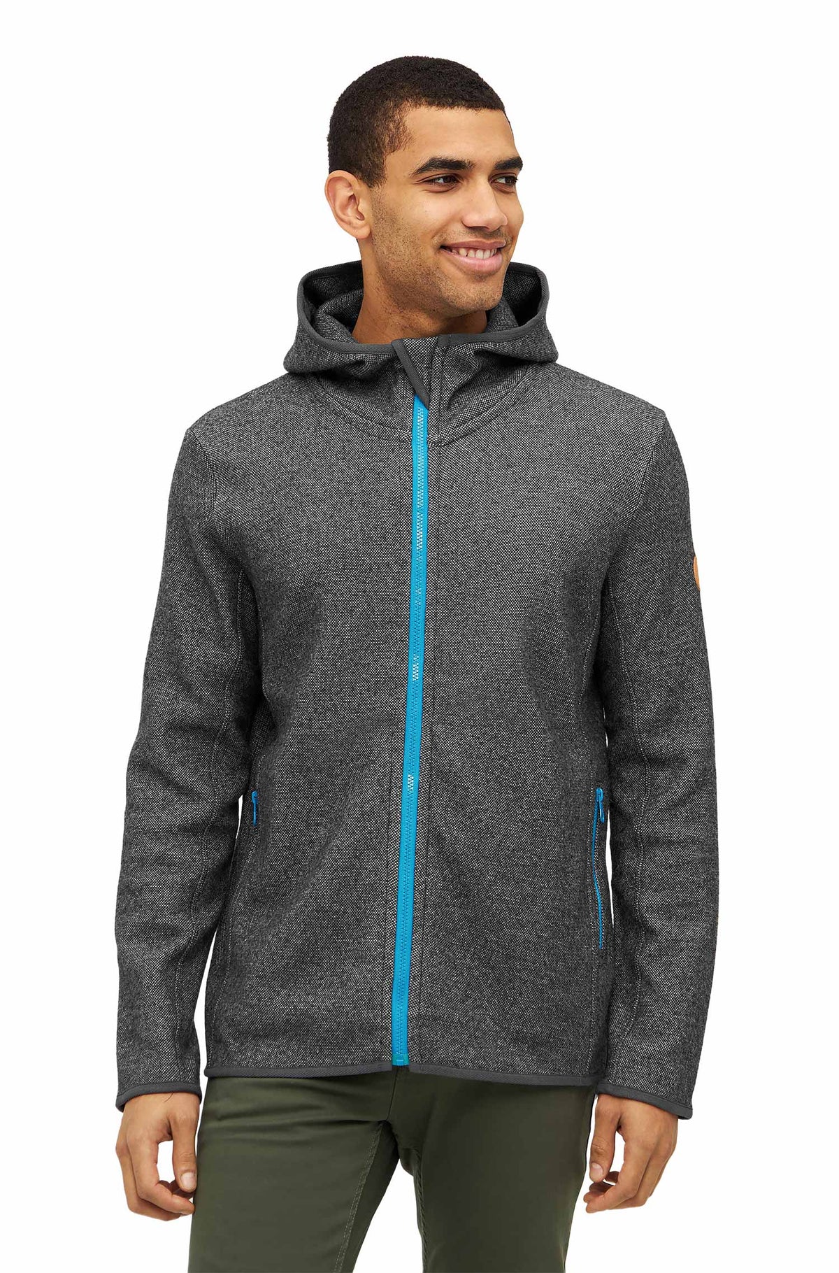 Alpaka Kapuzenjacke ALPACA SPORT-anthrazit