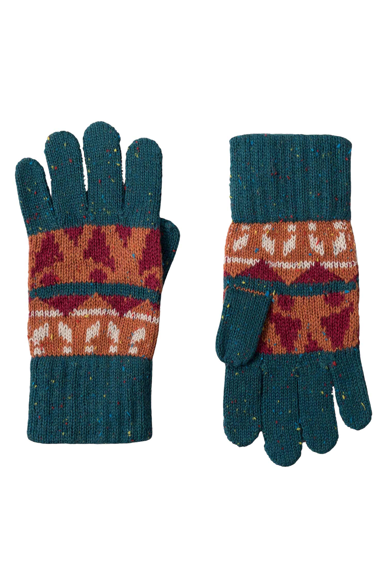 Alpaka Fingerhandschue ELI (Kinder 4-12 Jahre)-orange