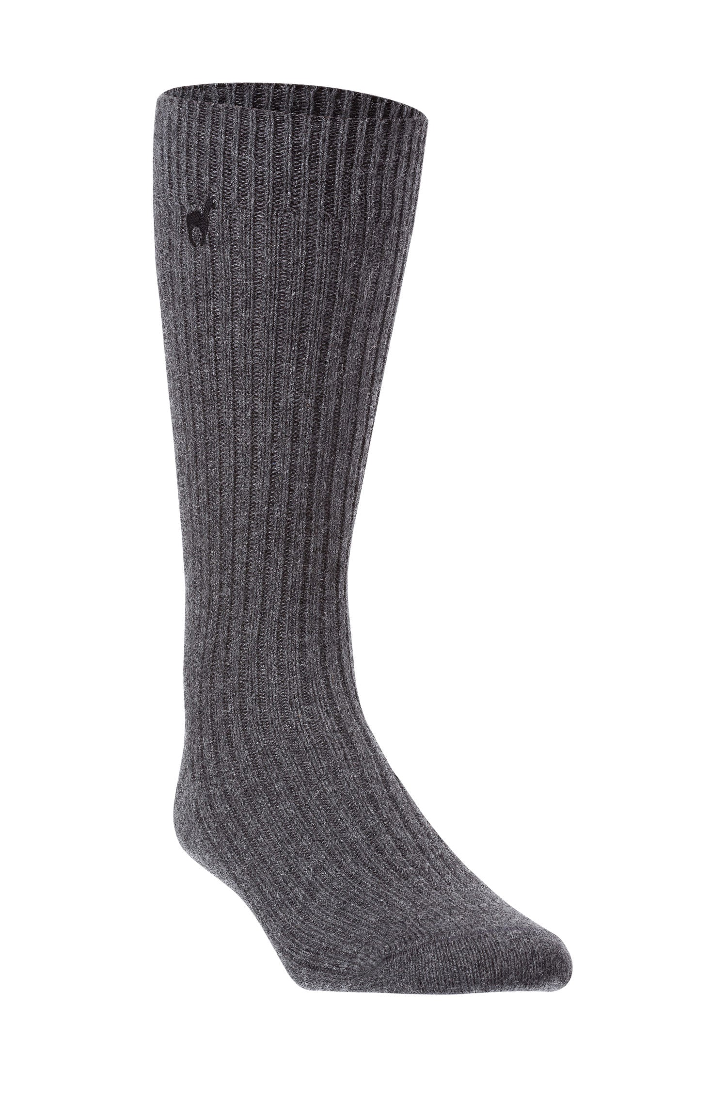 Alpaka Socken PREMIUM aus 70% Baby Alpaka & 25% Baumwolle-grau