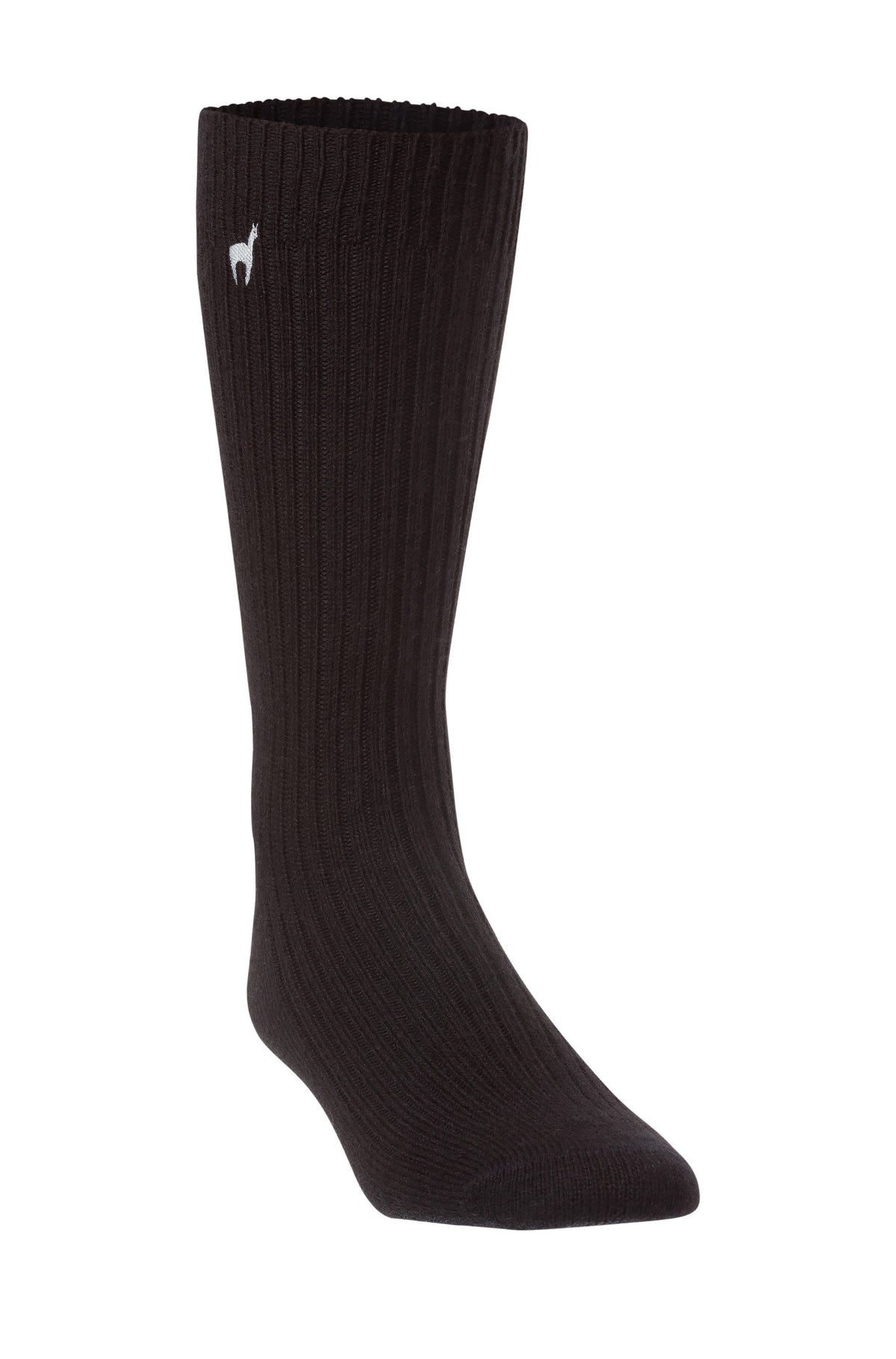 Alpaka Socken PREMIUM aus 70% Baby Alpaka & 25% Baumwolle-schwarz