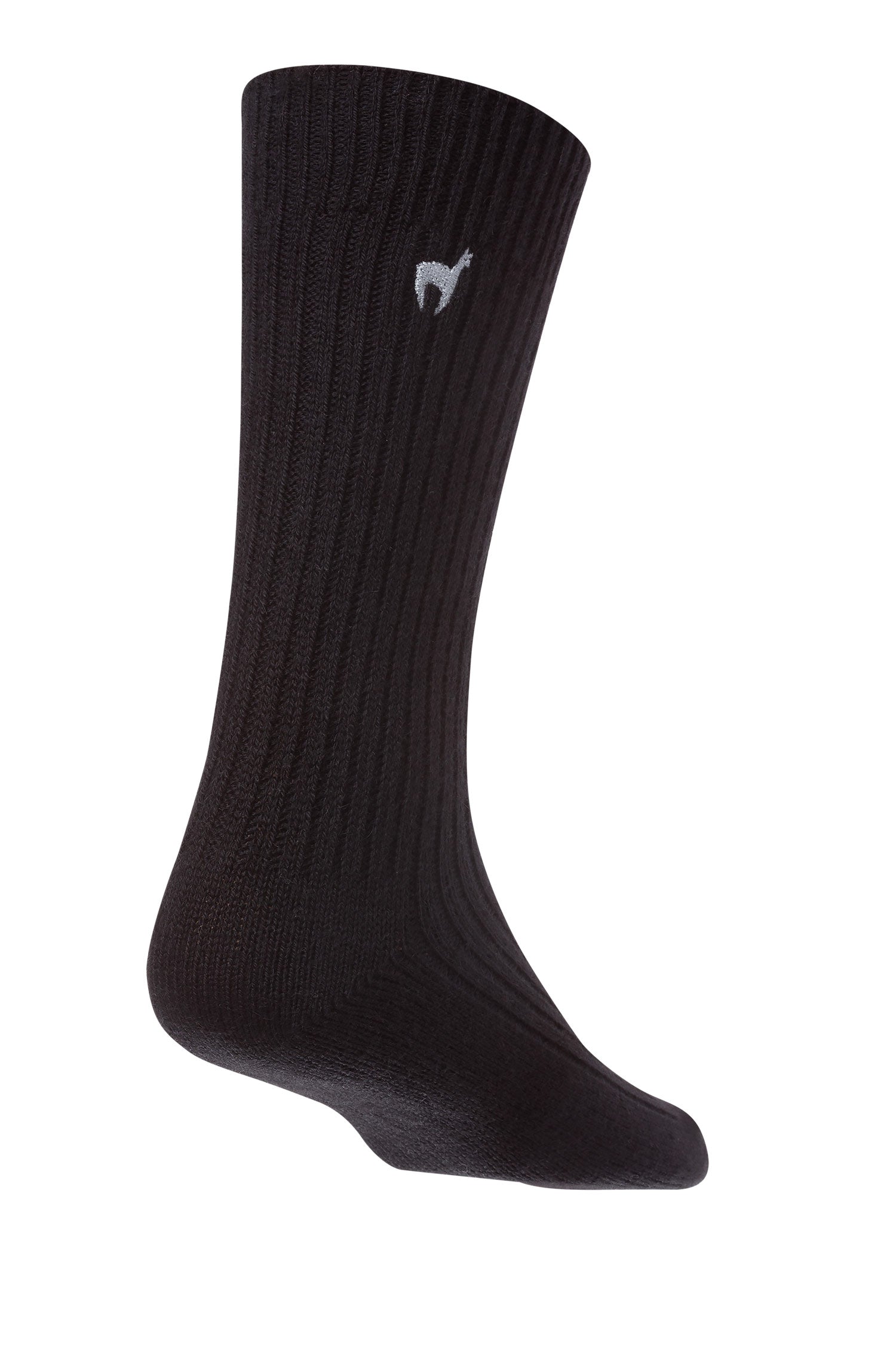 Alpaka Socken PREMIUM aus 70% Baby Alpaka & 25% Baumwolle-schwarz
