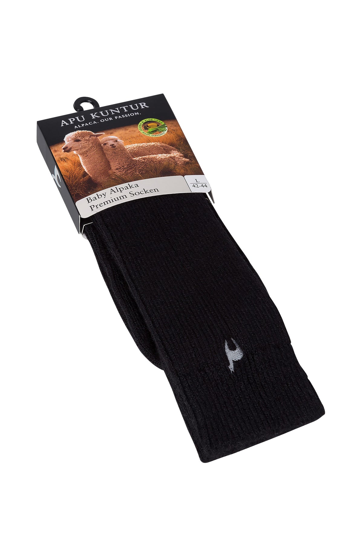 Alpaka Socken SOFT-schwarz