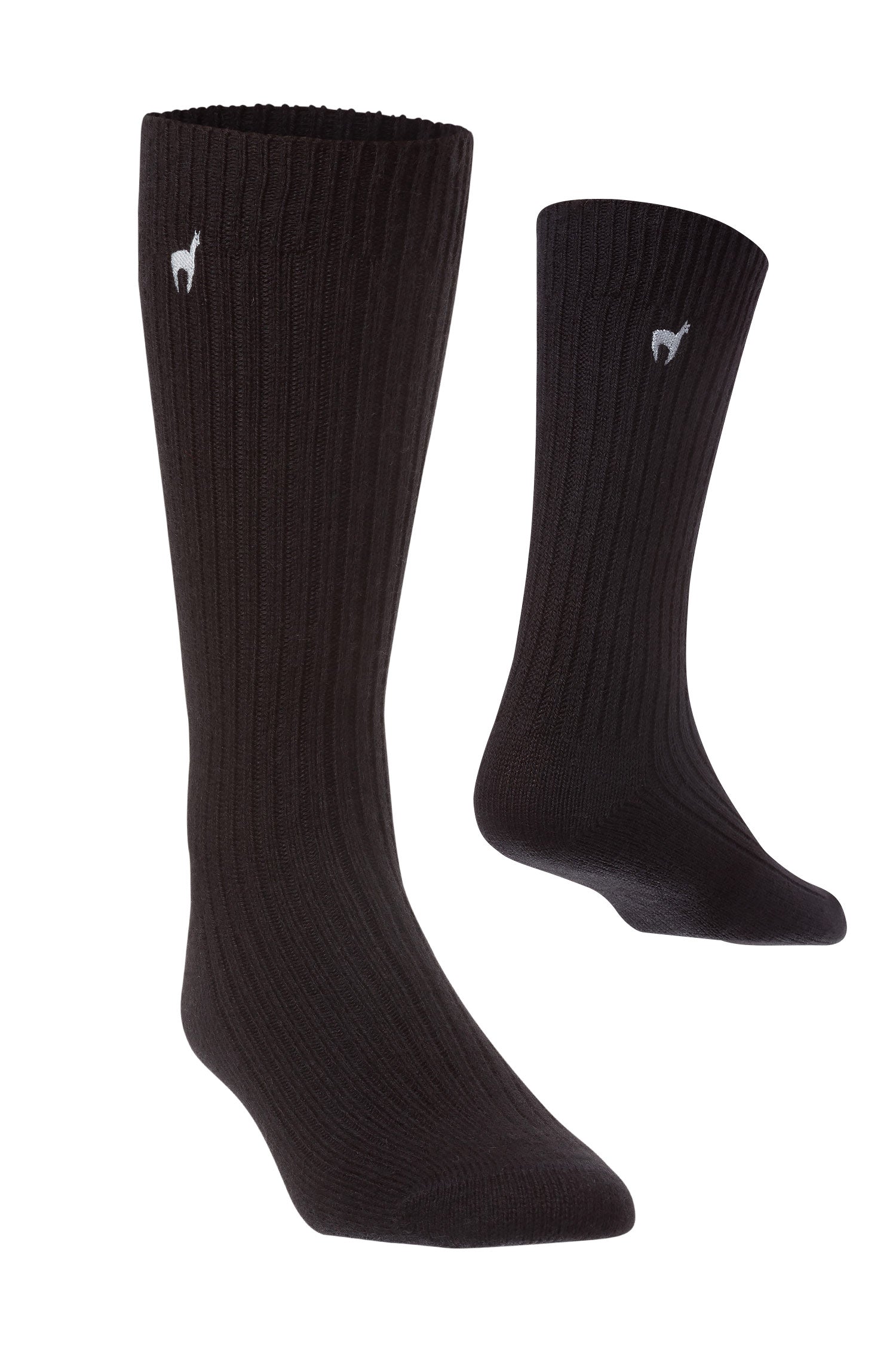 Alpaka Socken PREMIUM 6er Pack aus 70% Baby Alpaka & 25% Baumwolle-schwarz