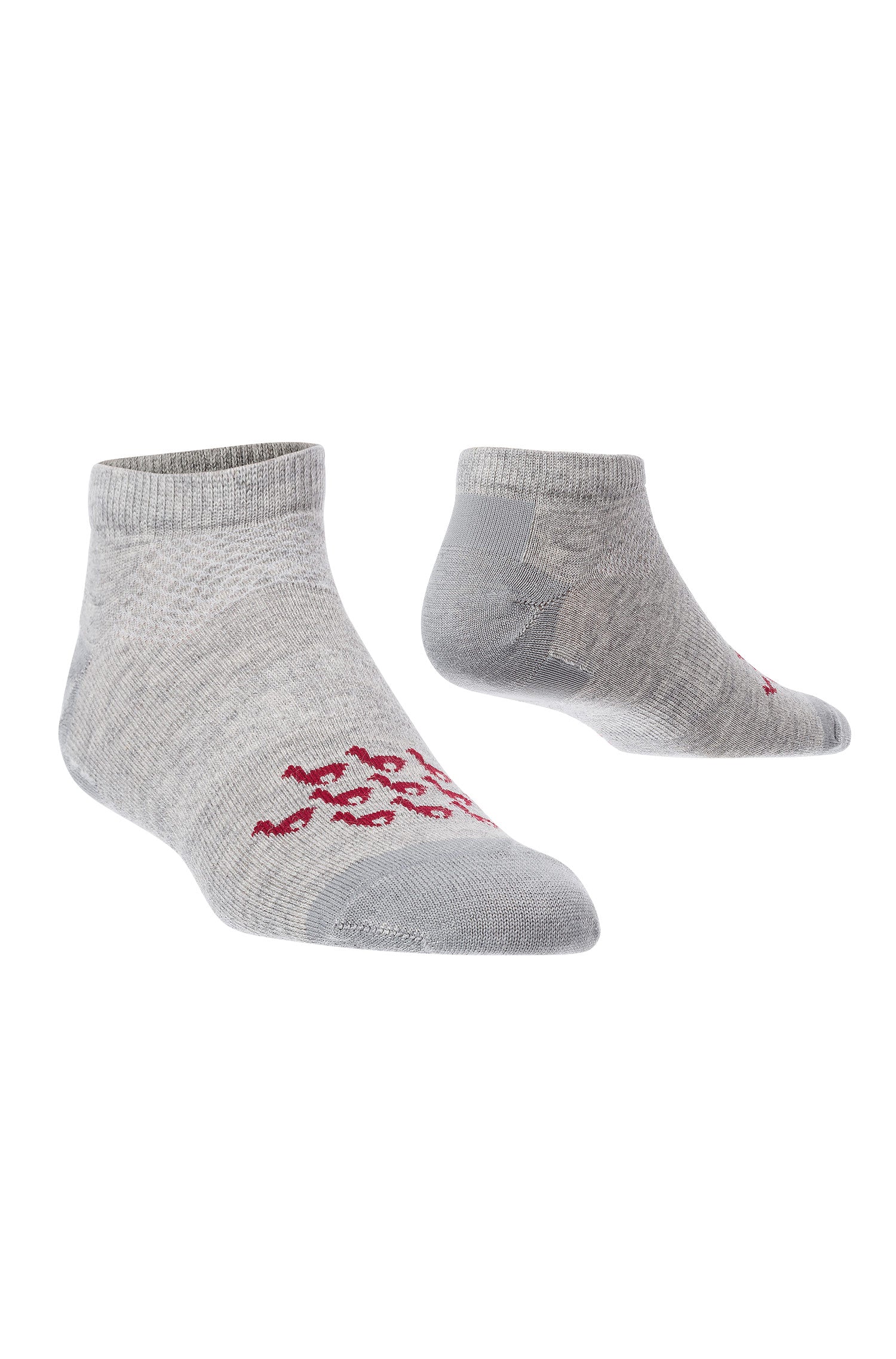 Alpaka SNEAKER-SOCKEN aus 70% Baby Alpaka & 25% Pima Baumwolle-silbergrau