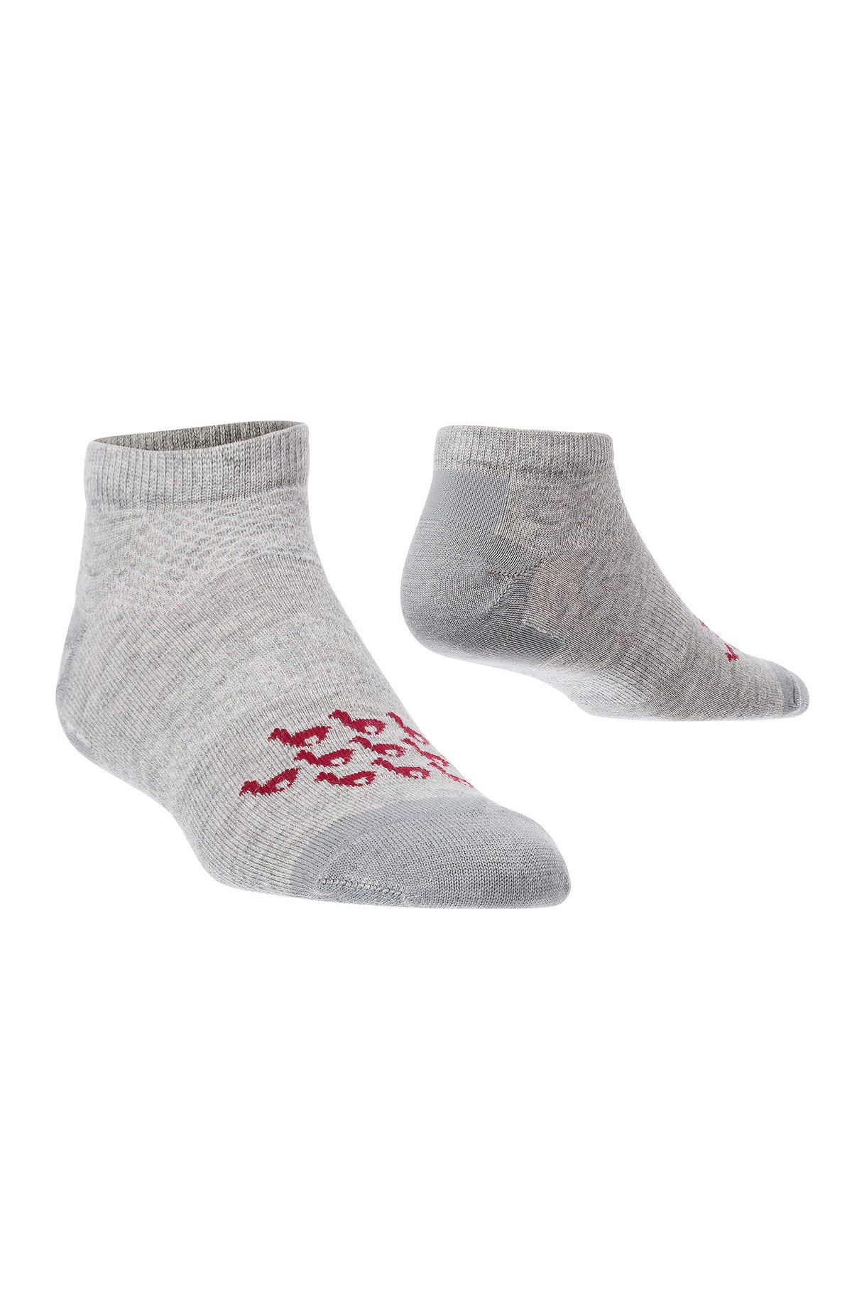 Alpaka Socken SNEAKER-silbergrau
