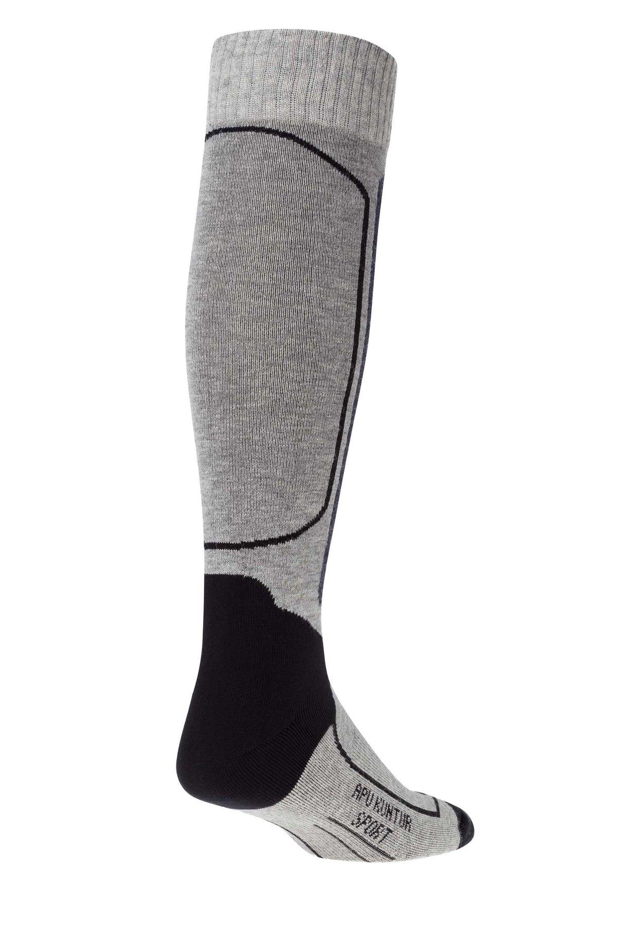 Alpaka Socken SKI- & SPORT-grau