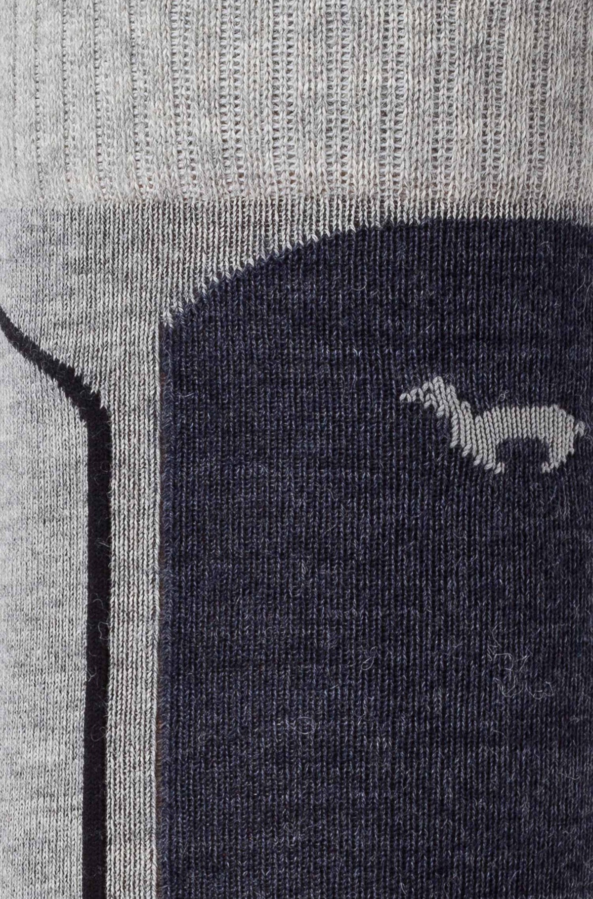 Alpaka Socken SKI- & SPORT-grau