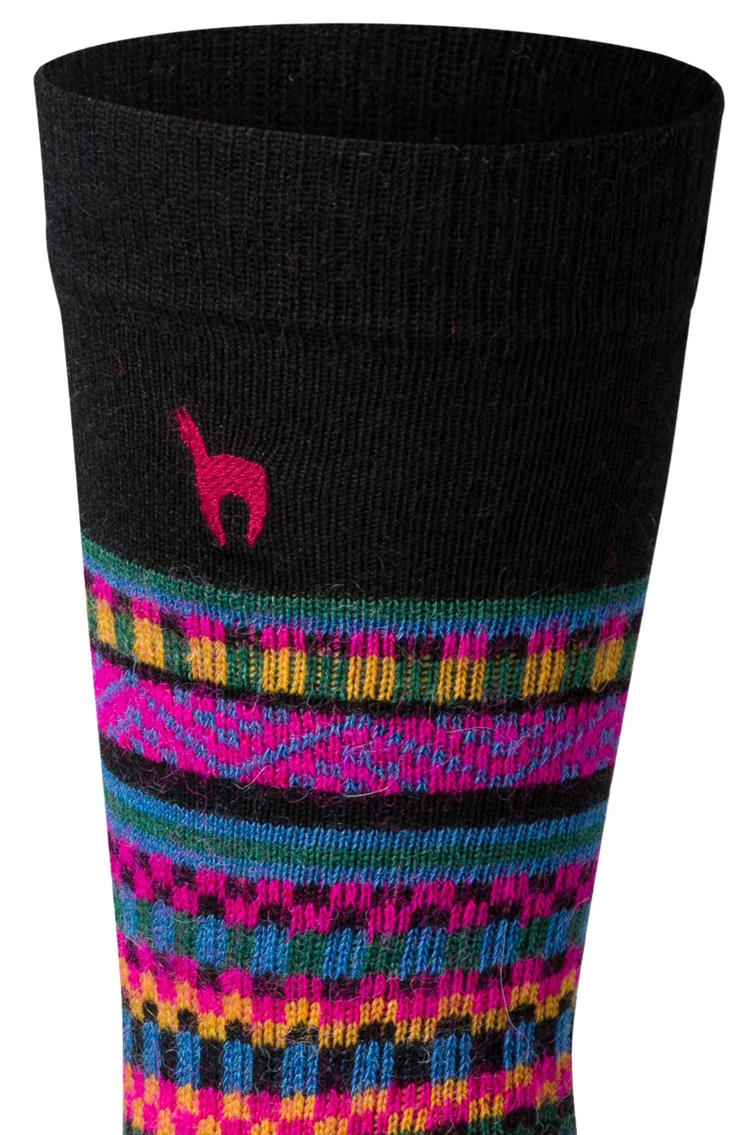 Alpaka Premium Socken COLORIDO aus Baby Alpaka-multi