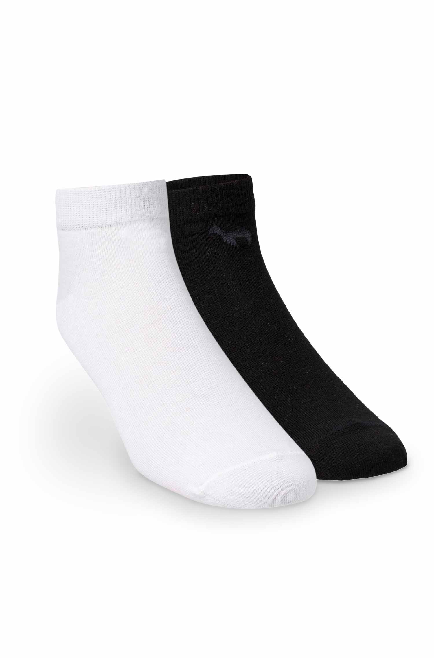 Premium SNEAKER SOCKE UNI in Naturfaser Qualität-schwarz