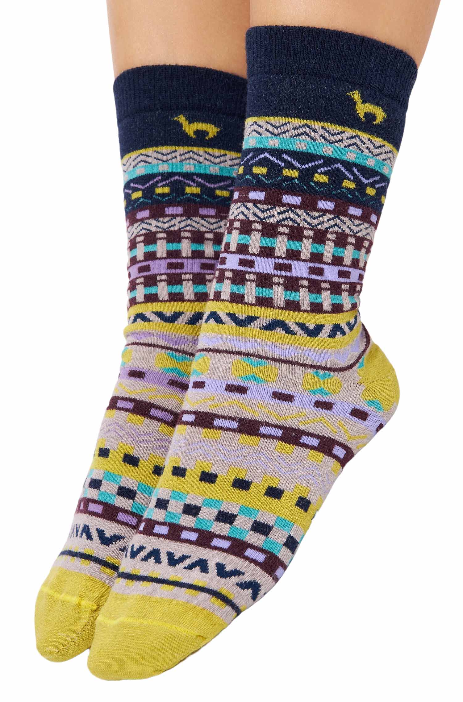 Premium Alpaka Socken DILAYA aus Baby-Alpaka-Baumwoll-Mix-dilaya