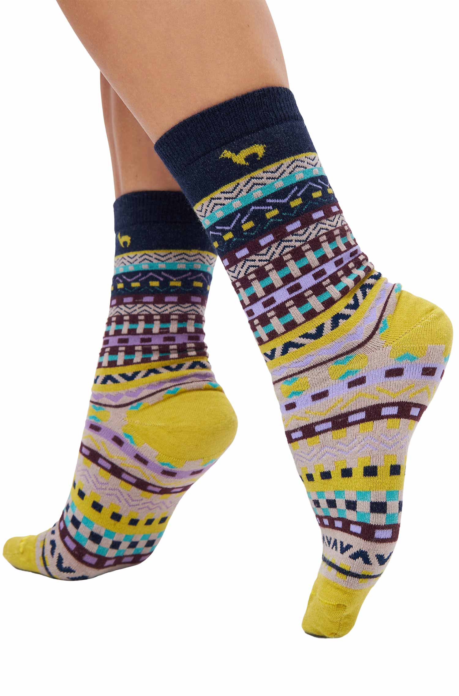 6er-Pack Premium Alpaka Socken DILAYA aus Baby-Alpaka-Baumwoll-Mix-dilaya