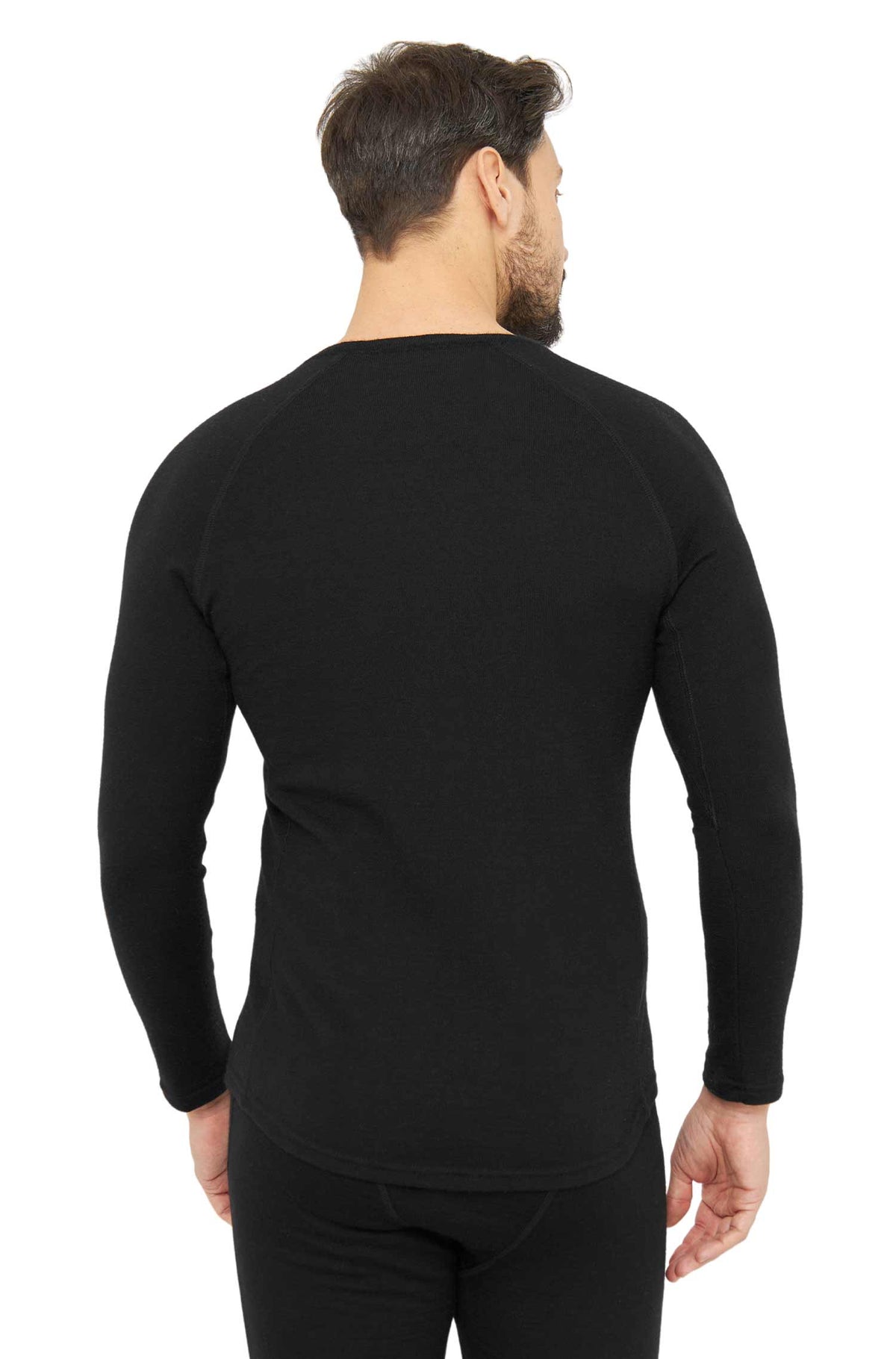 Alpaka Shirt THERMO-schwarz